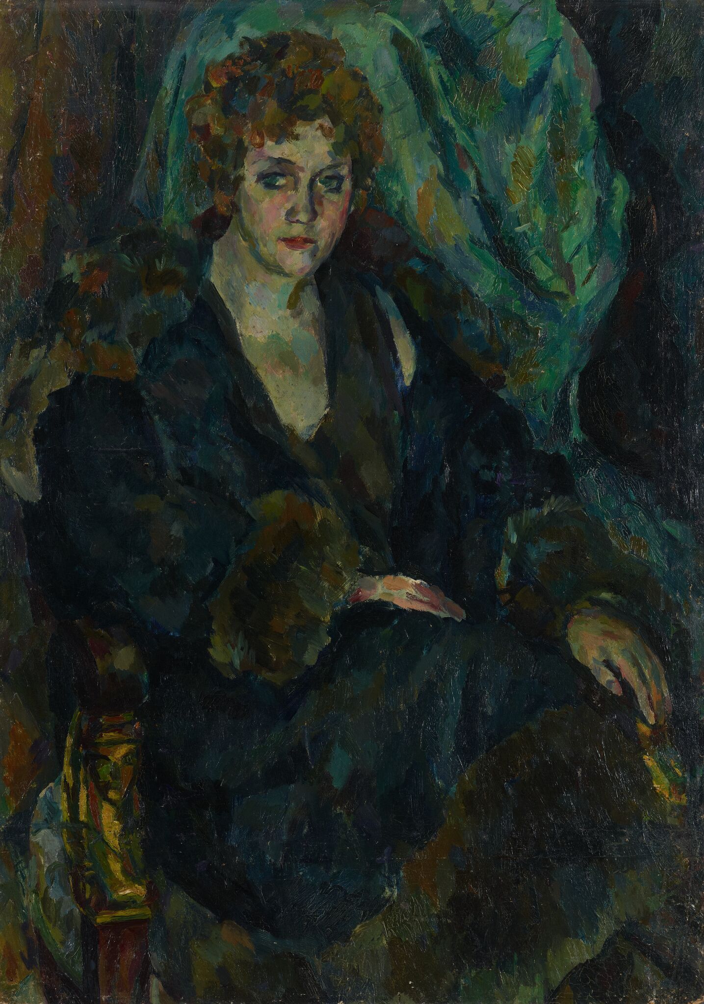Портрет Е.С. Карензиной, Aristarkh Lentulov, 1923