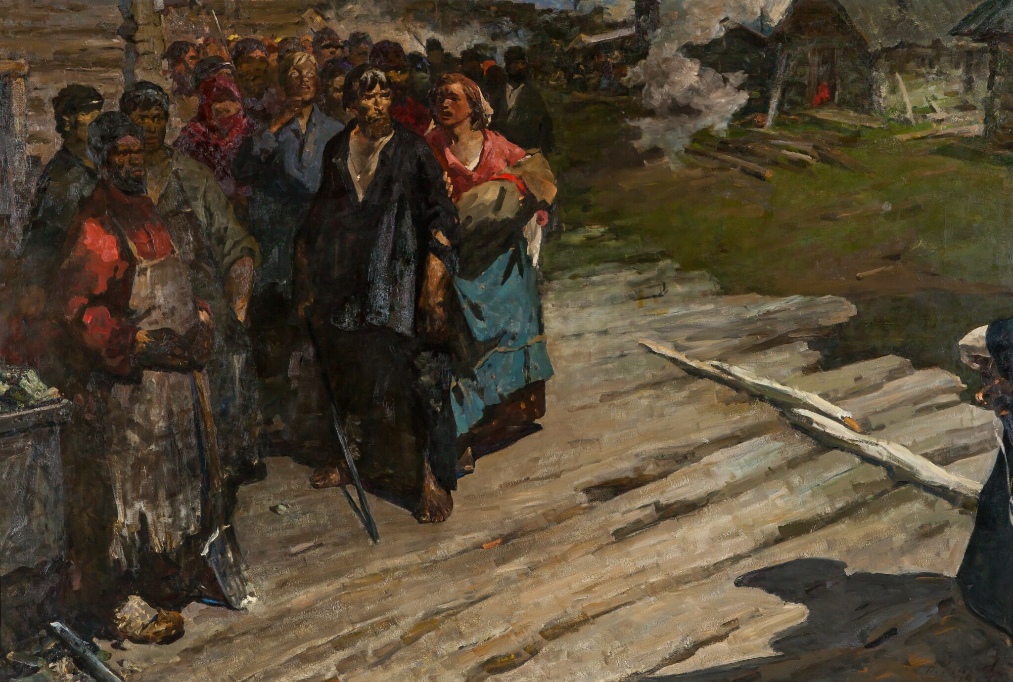 На рудниках, Boris Ugarov, 1957