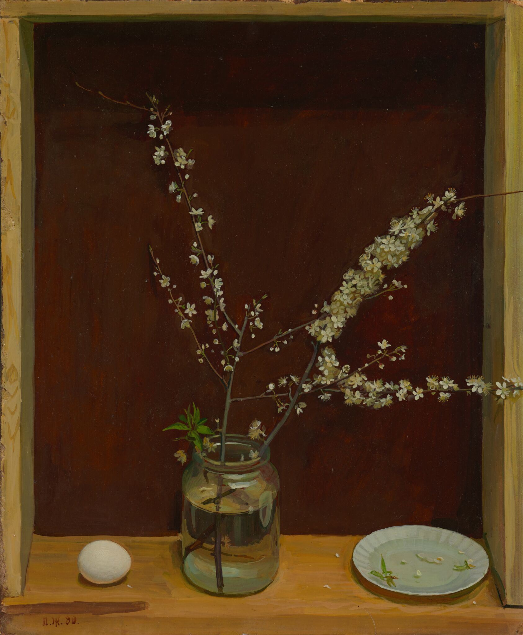 Весенний натюрморт, Dmitri Zhilinsky, 1980
