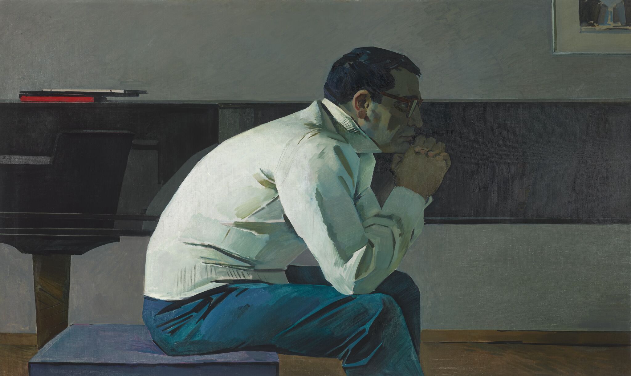 Портрет композитора Кара Караева, Tahir Teimurovitsch Salakhov, 1960