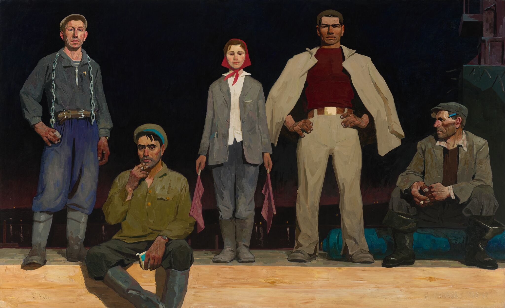 Строители Братска, Victor Popkov, 1960–1961