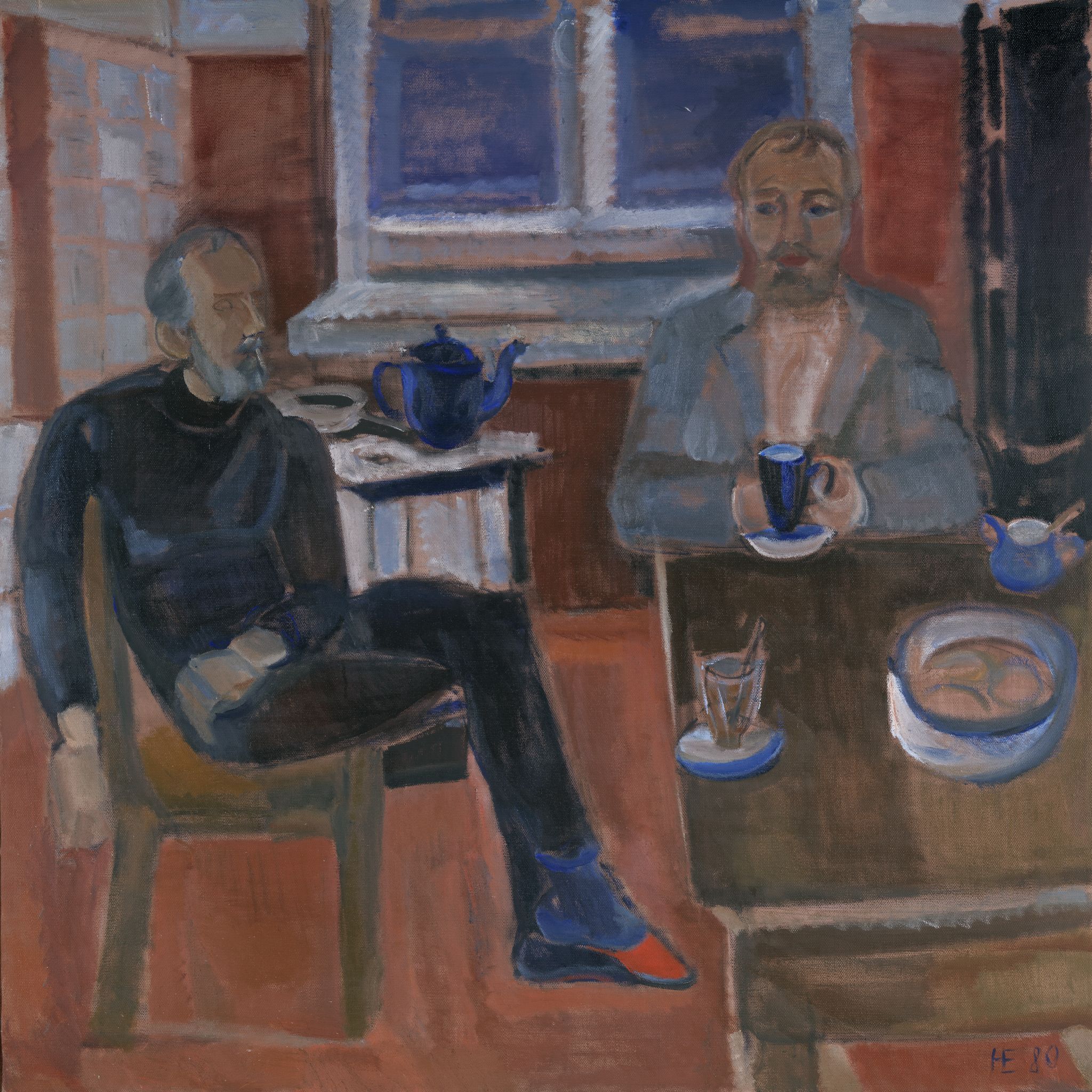 Фигура и полуфигура. Кухонный интерьер, Nataliya Yegorshina, 1980