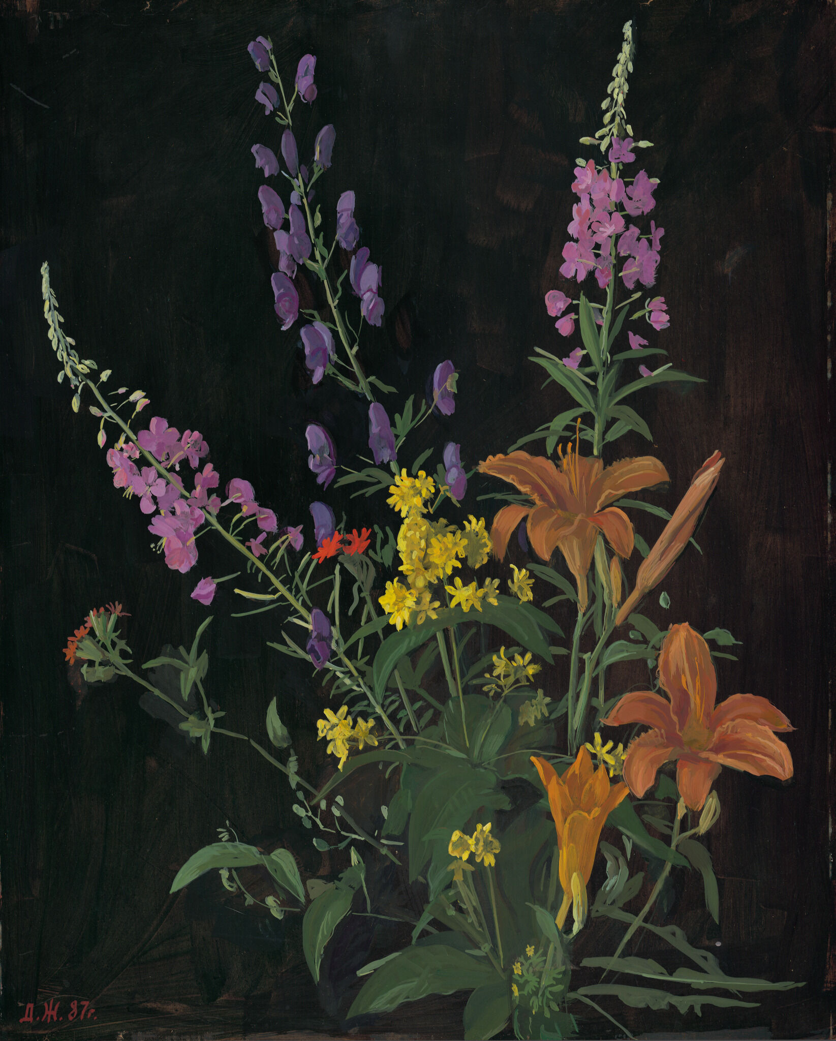1937 год. Триптих. Левая часть, Dmitri Zhilinsky, 1987