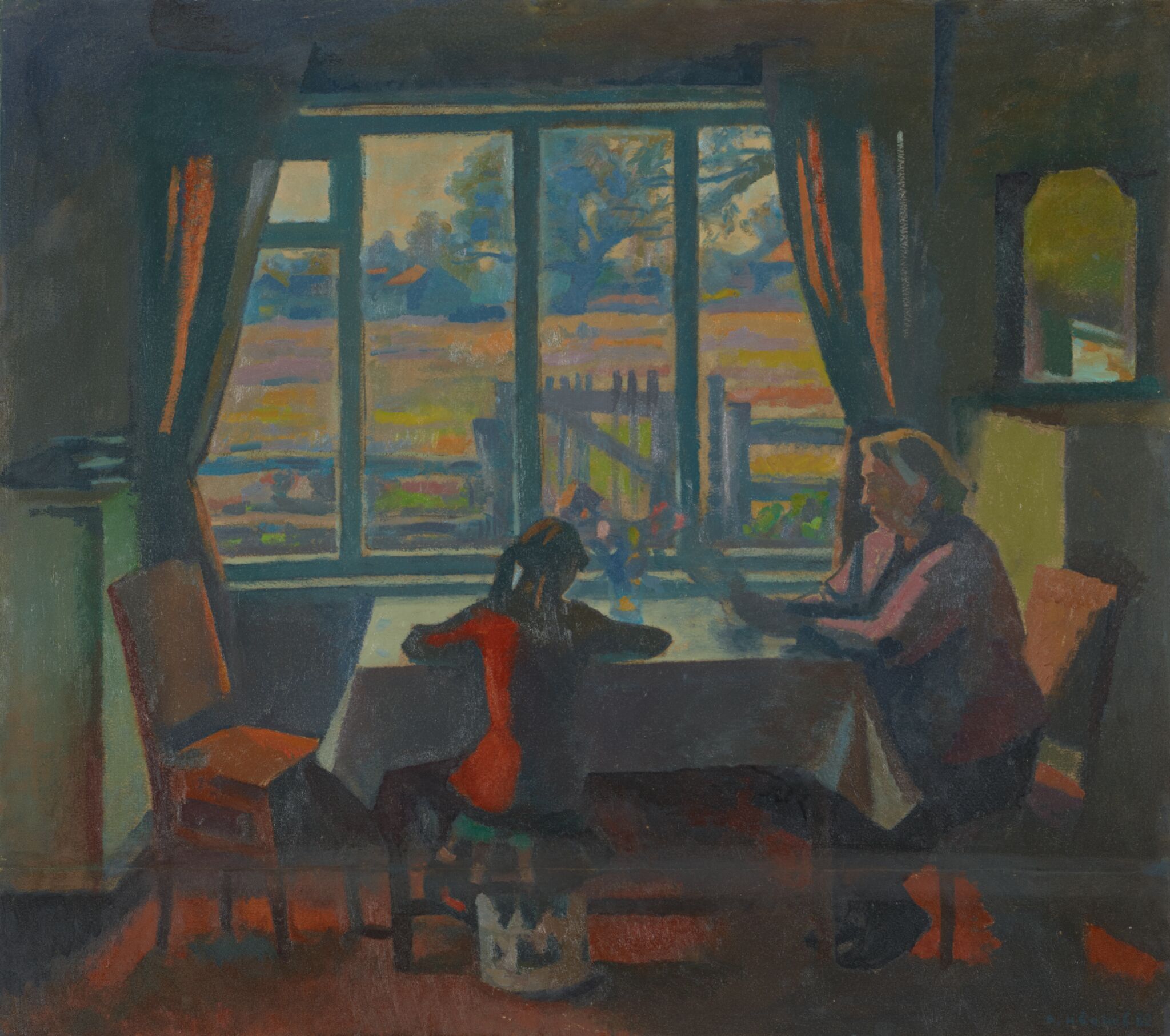 На террасе в Ряссах, Viktor Ivanov, 1982