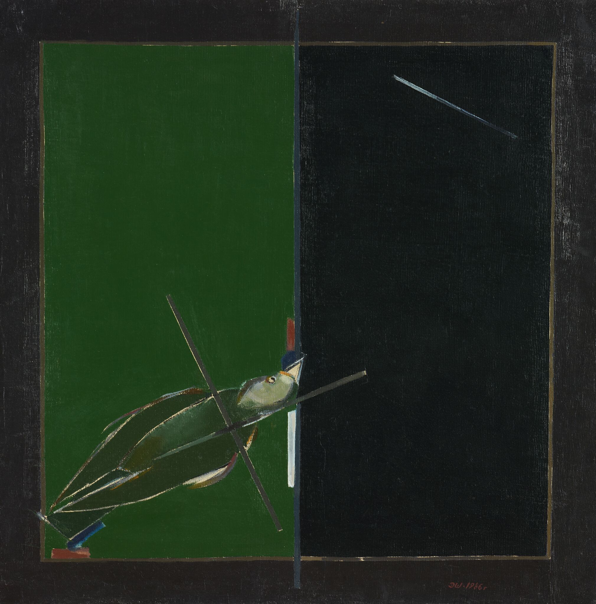 Композиция с птицей, Eduard Steinberg, 1986