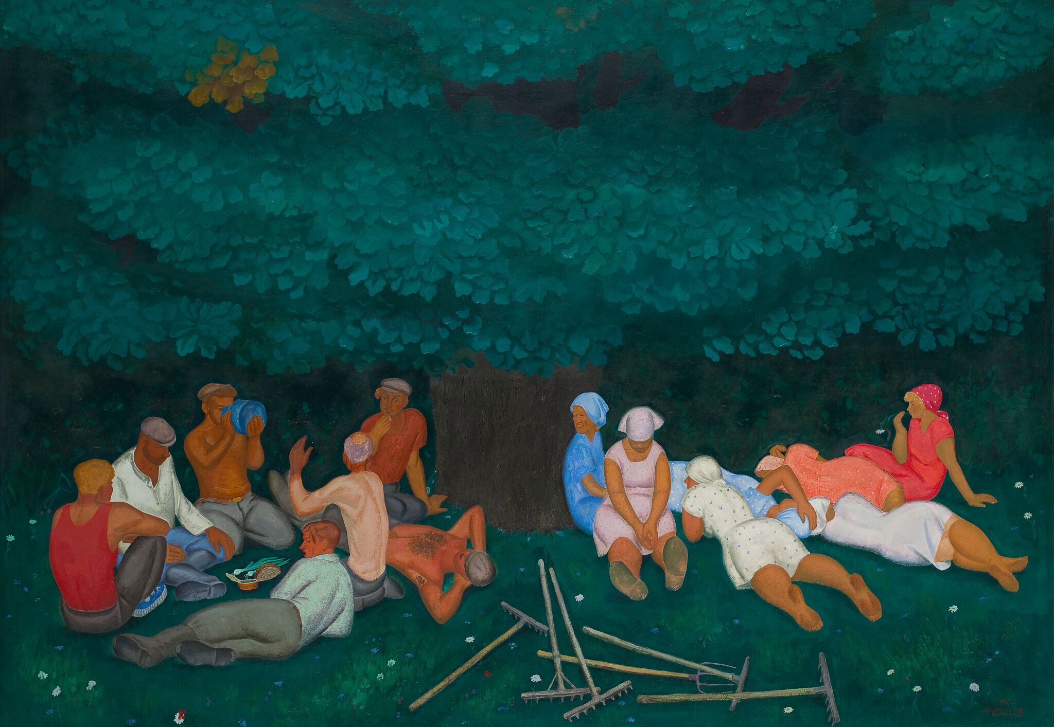 Полдень, Victor Popkov, 1964