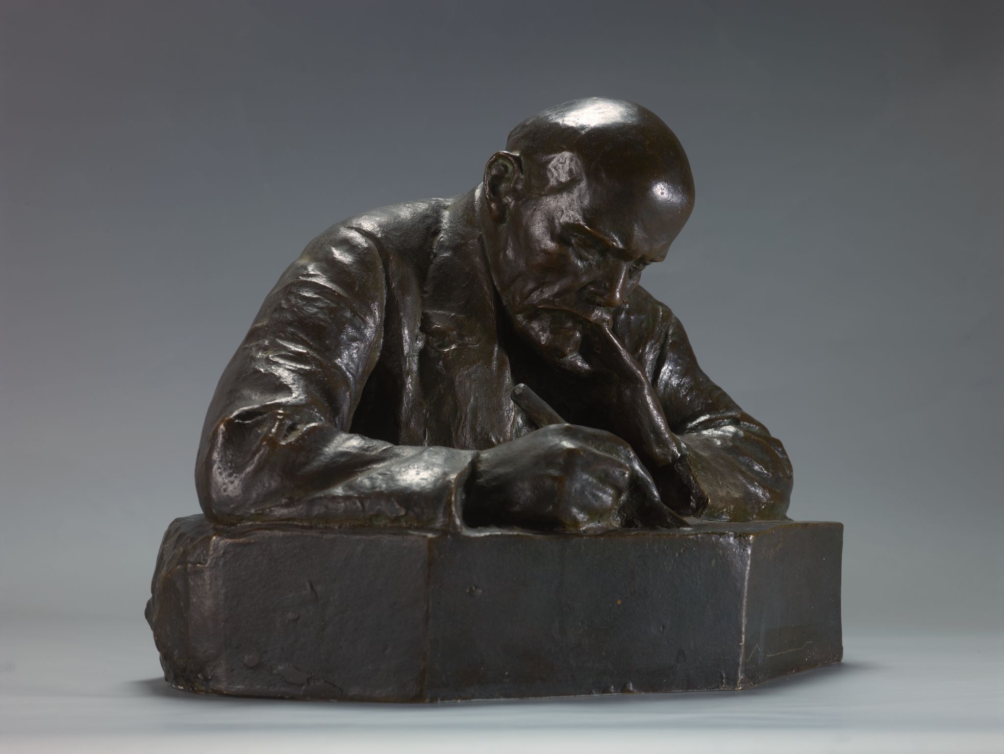 В.И. Ленин за работой, Nikolay Andreyev, 1920