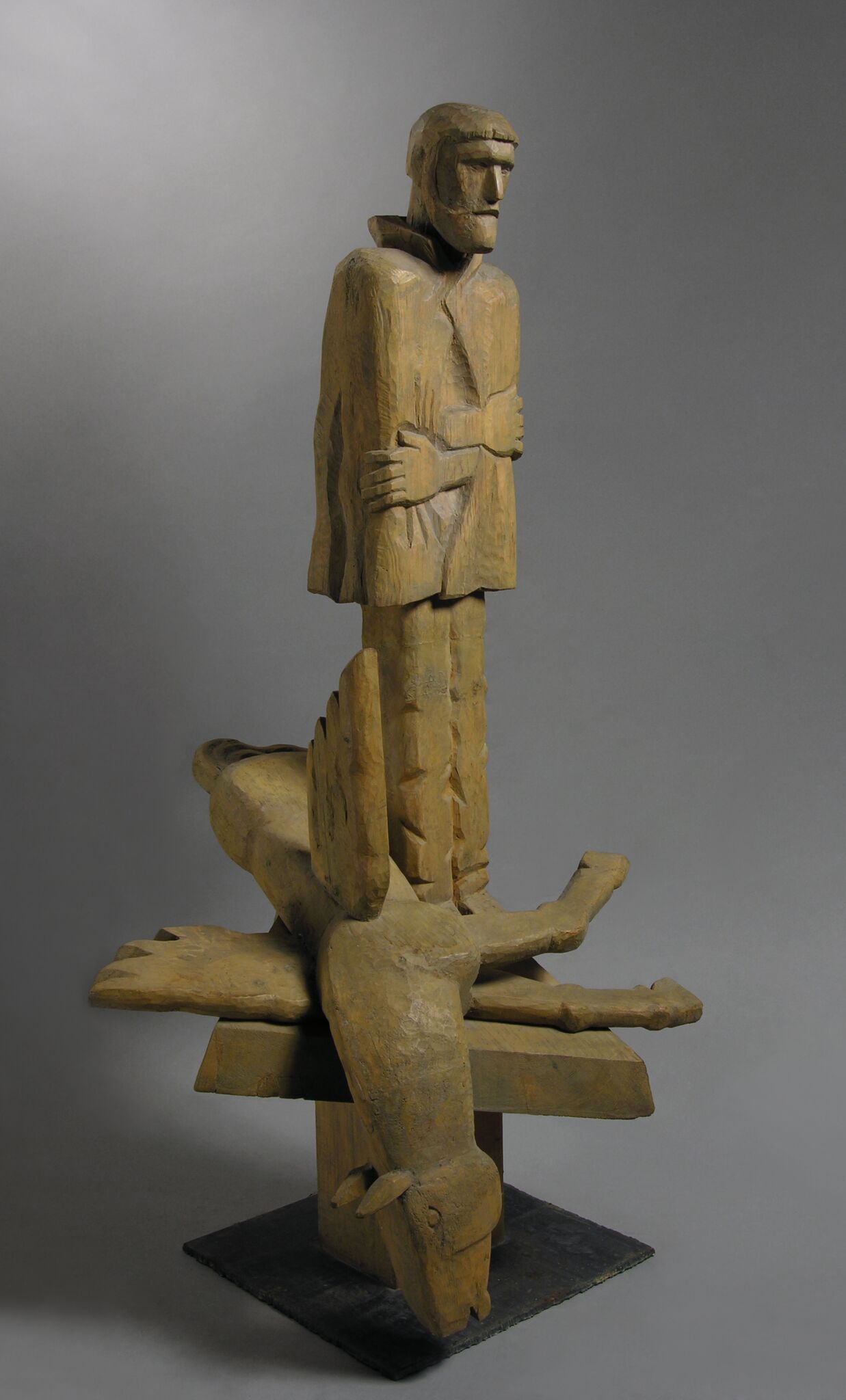 Автопортрет с Пегасом, Pavel Shimes, 1983