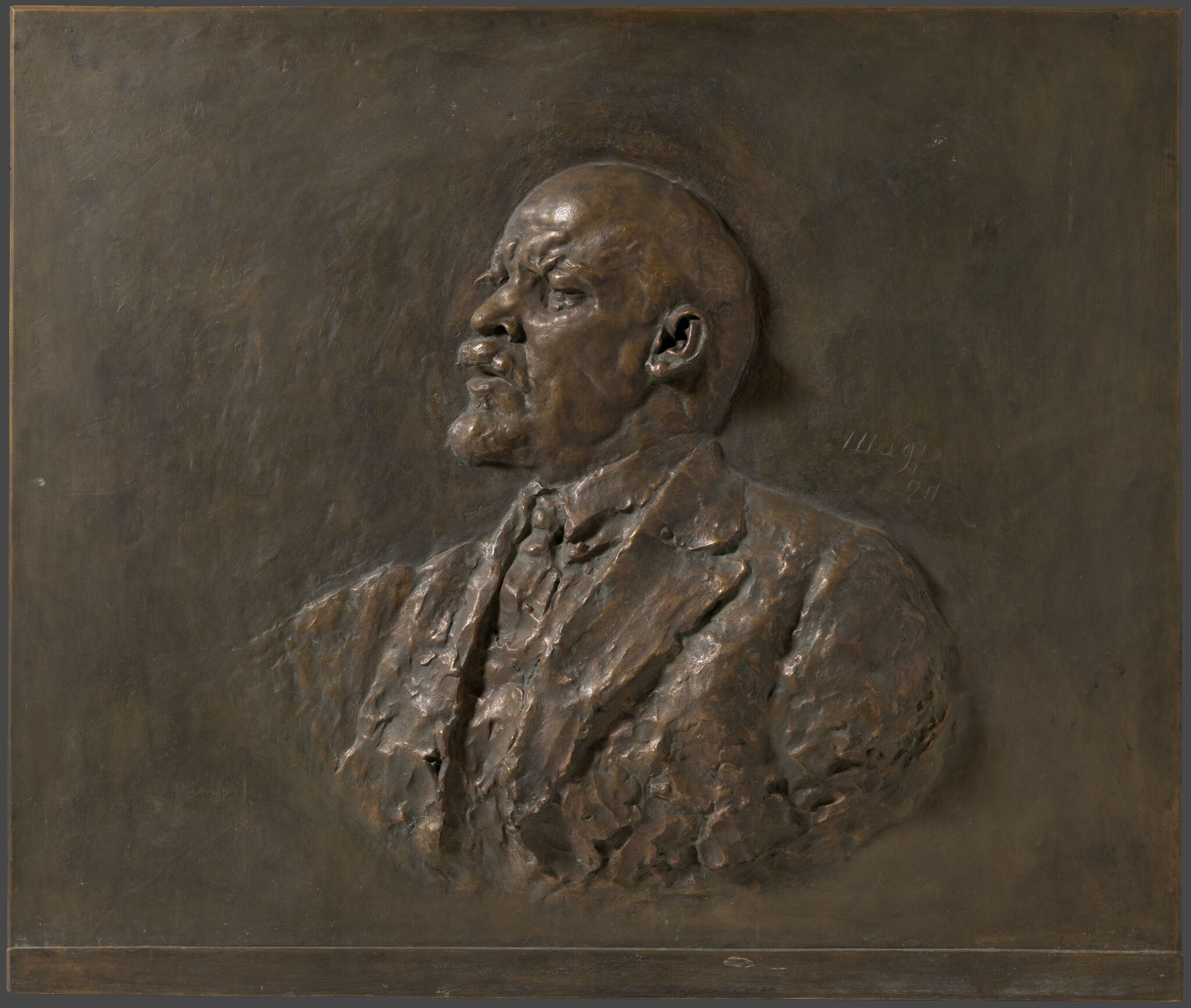 Портрет В.И. Ленина, Ivan Shadr, 1924