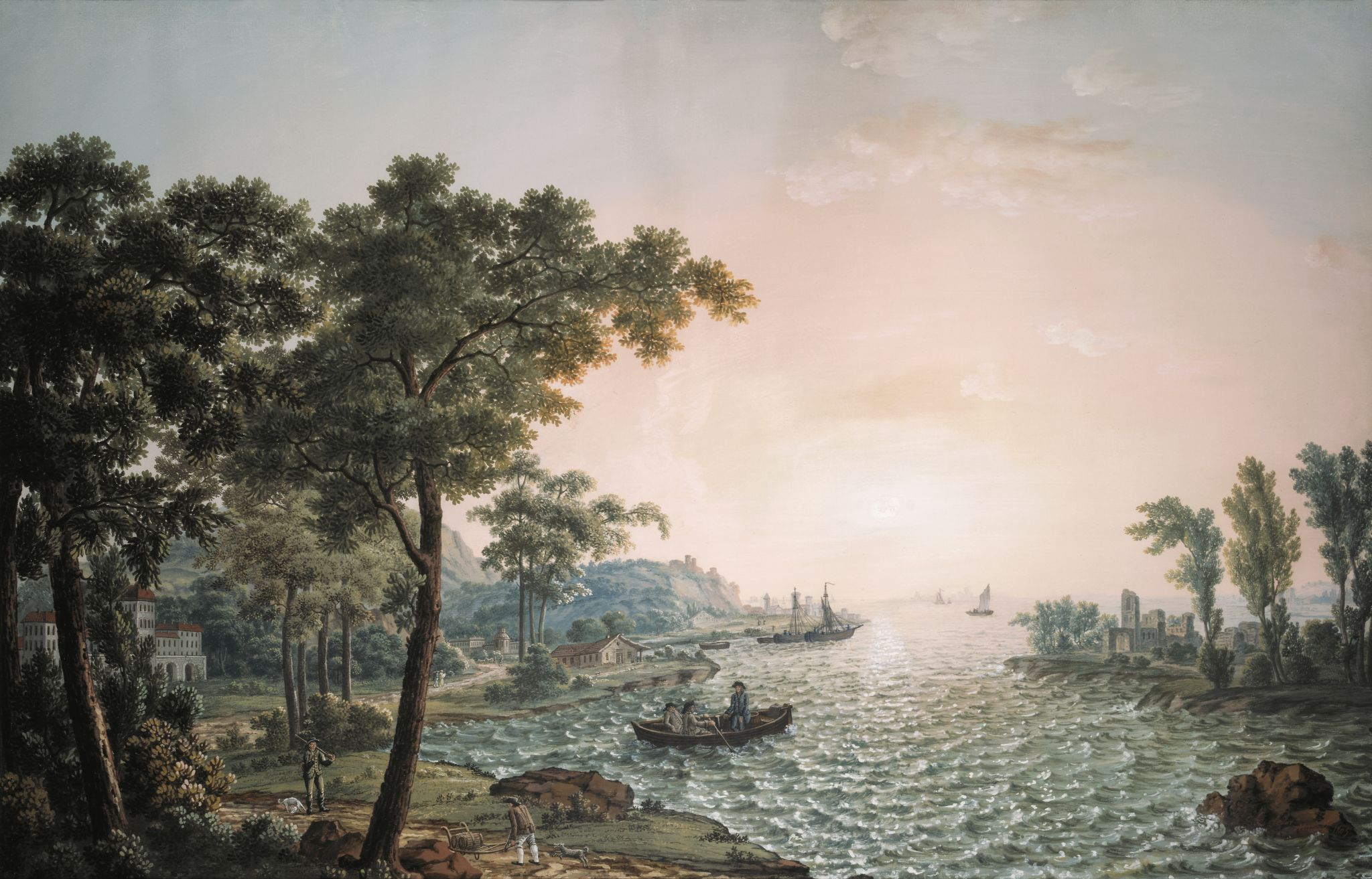 Пейзаж с морем, Fyodor Matveyev, 1805