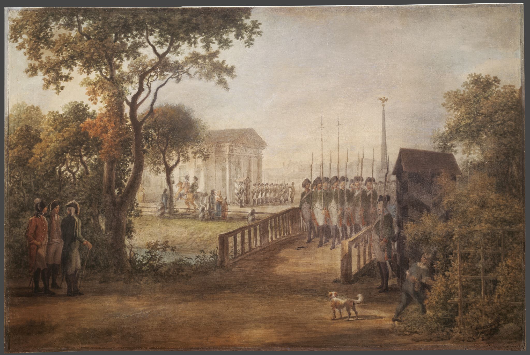 Развод на Царицыном лугу, Mikhail Ivanov, 1799