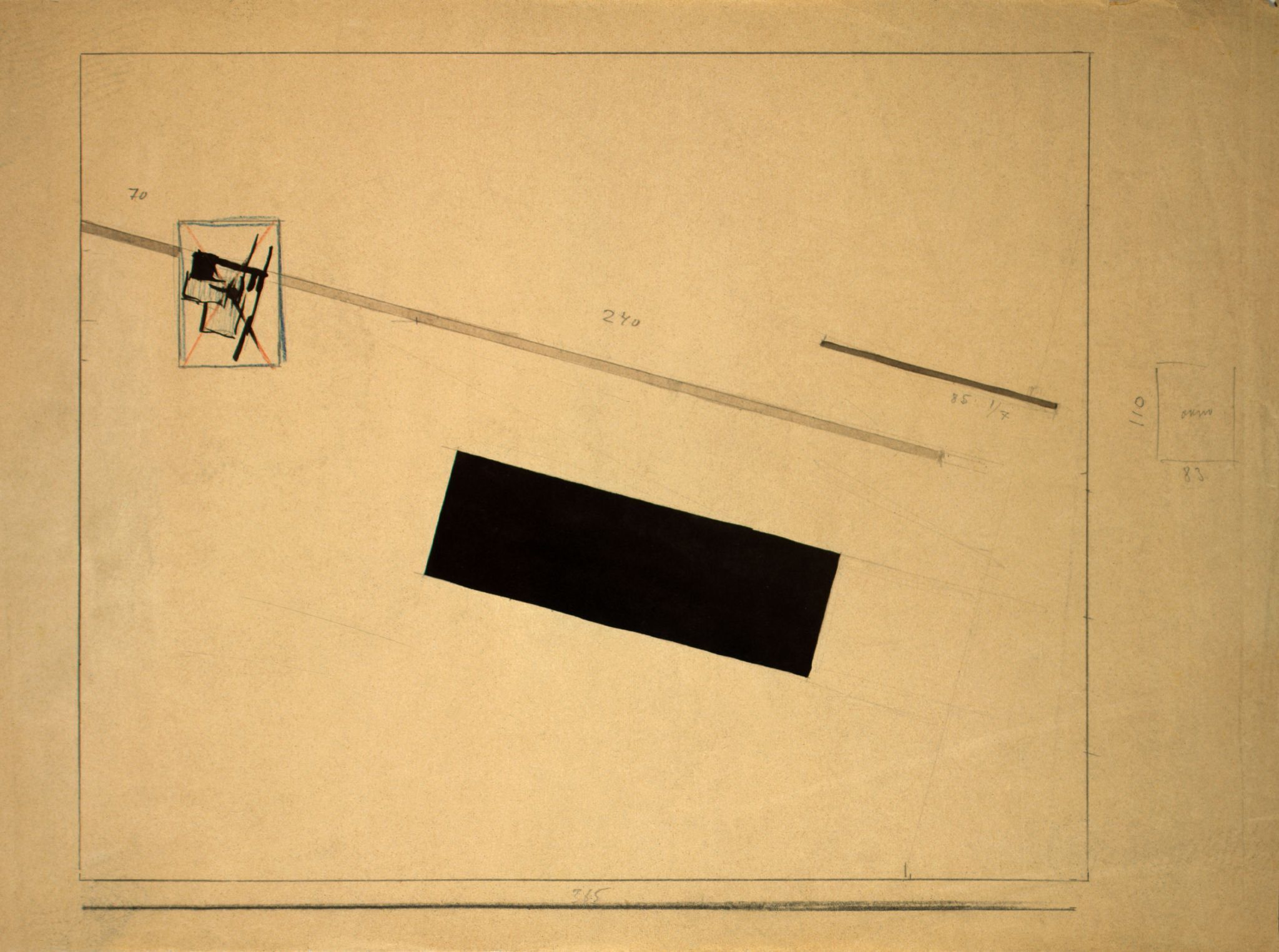 Деталь оформления стены, El Lissitzky, 1923