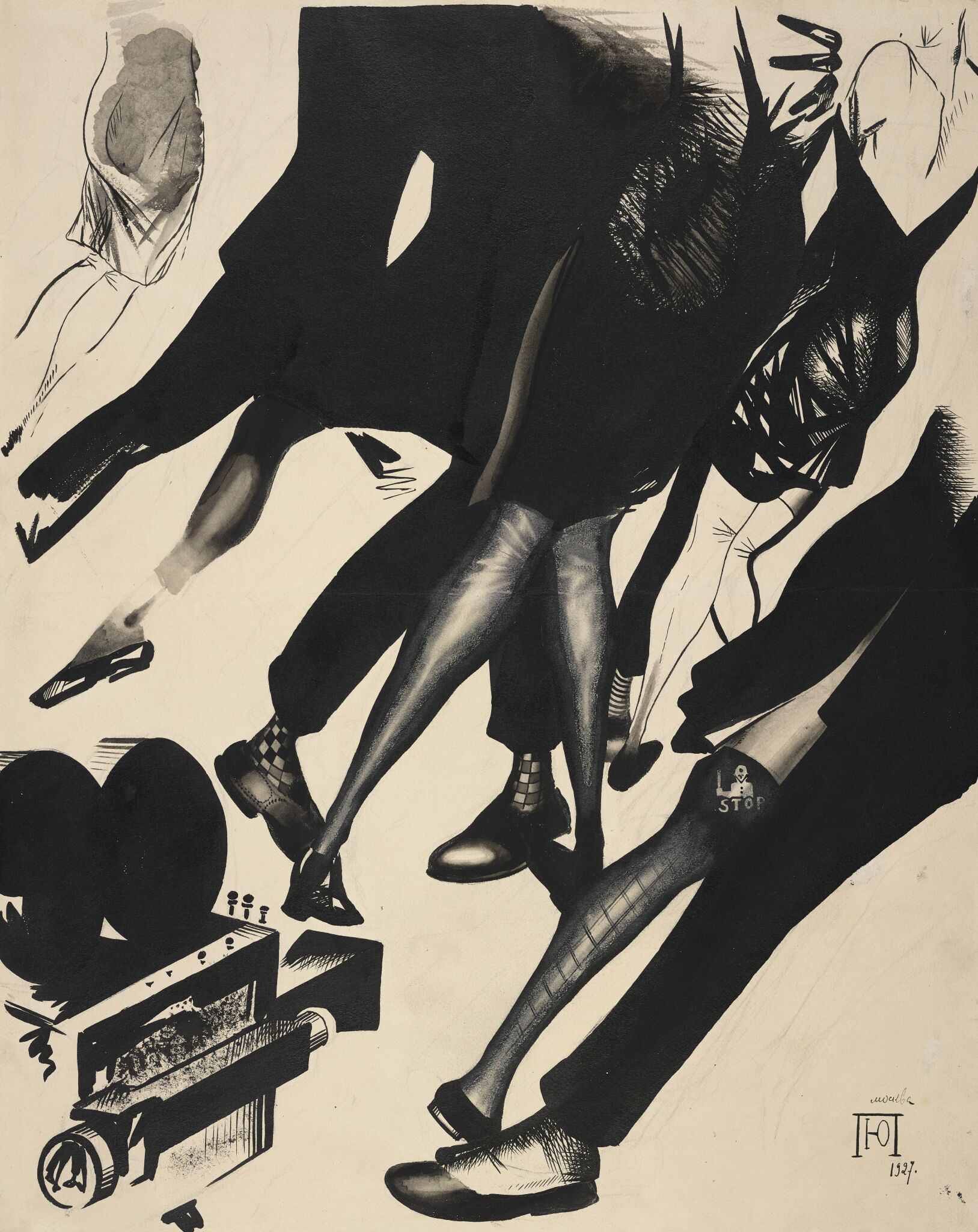 Точка зрения европейского кино, Yuri Ivanovich Pimenov, 1927