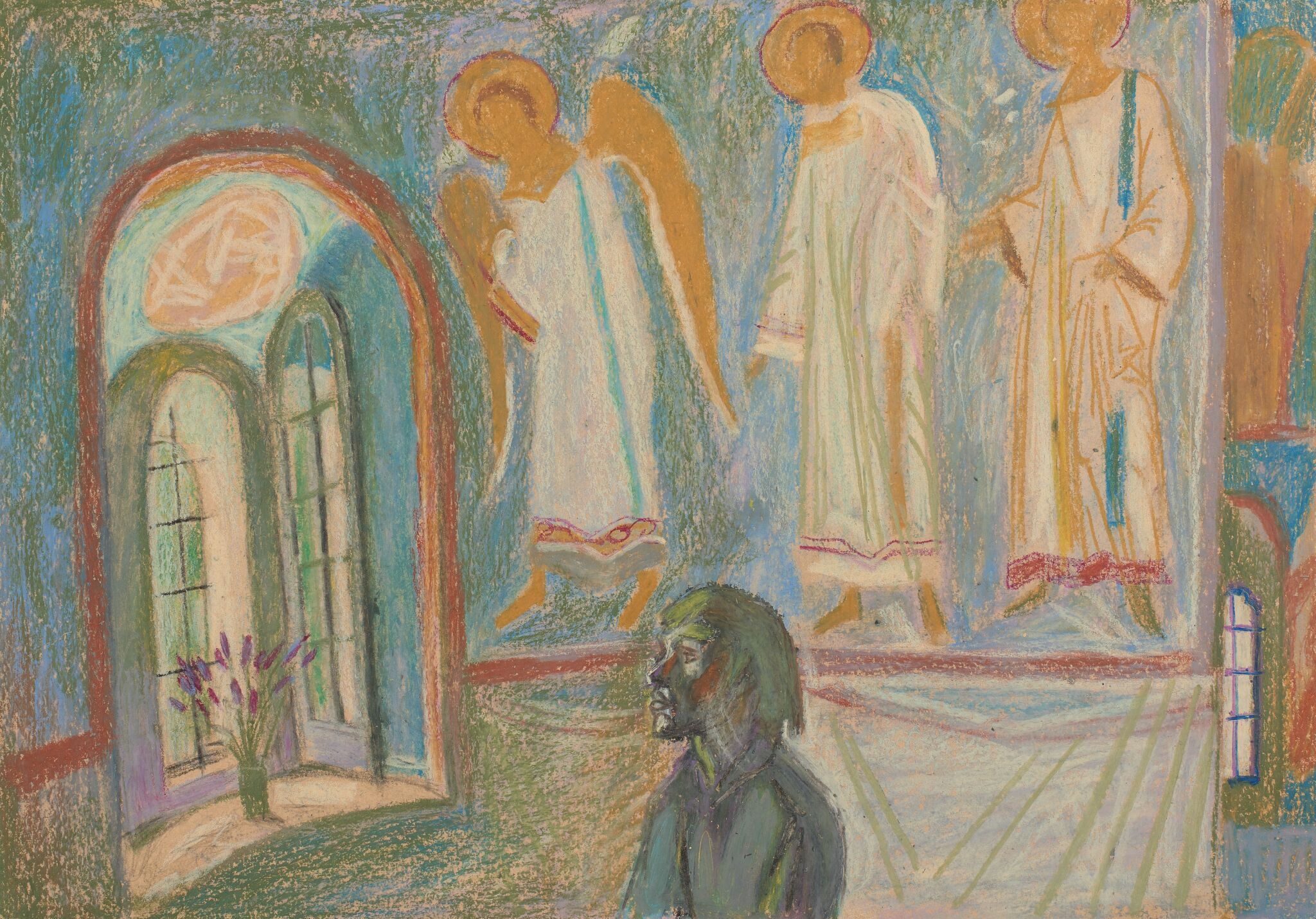 В соборе, Victor Popkov, 1974
