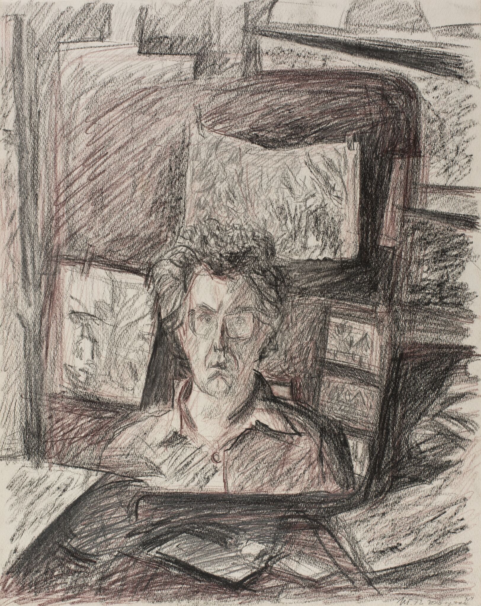 Автопортрет, Illarion Vladimirovich Golitsyn, 1972