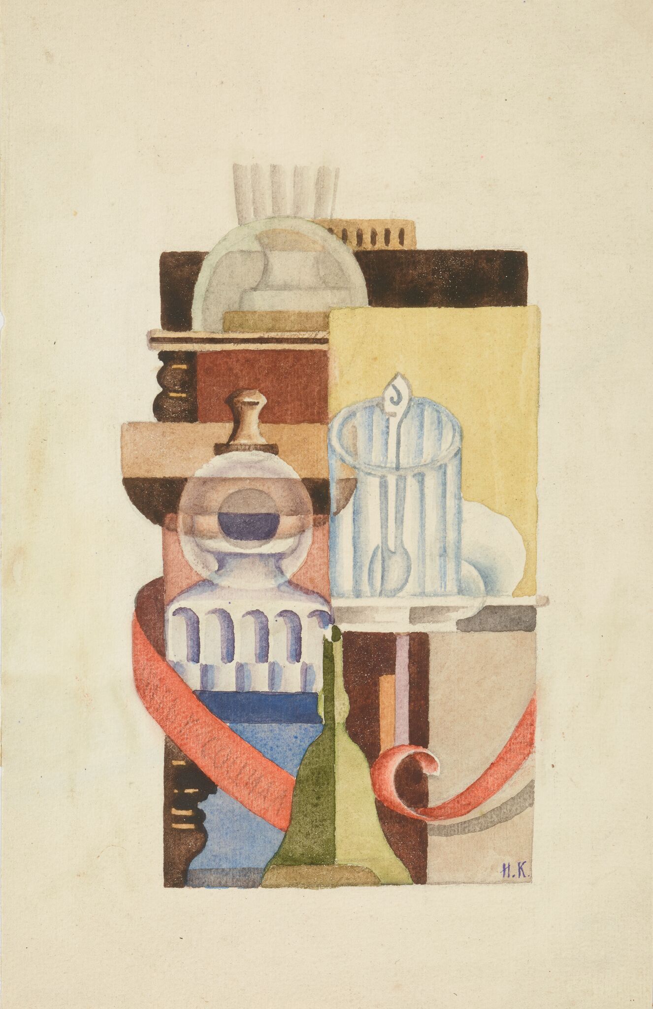 Композиция с лозунгом «Путь к социализму», Ivan Kliun, Igor' Terent'ev, second half of the 1920s
