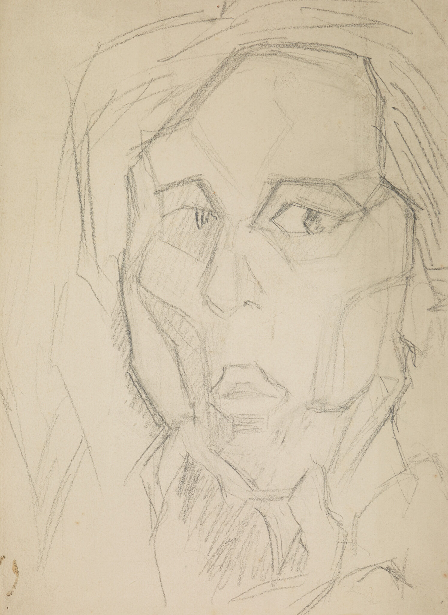 Женский портрет (Автопортрет?), Maria Ender, 1930s – early 1940s
