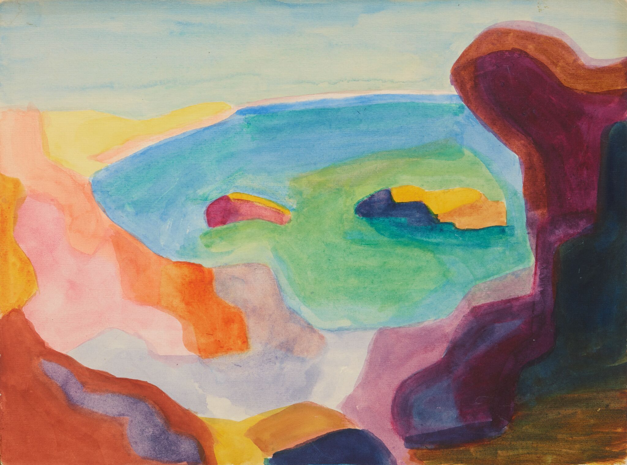 Пейзаж. Одесса, Maria Ender, 1927