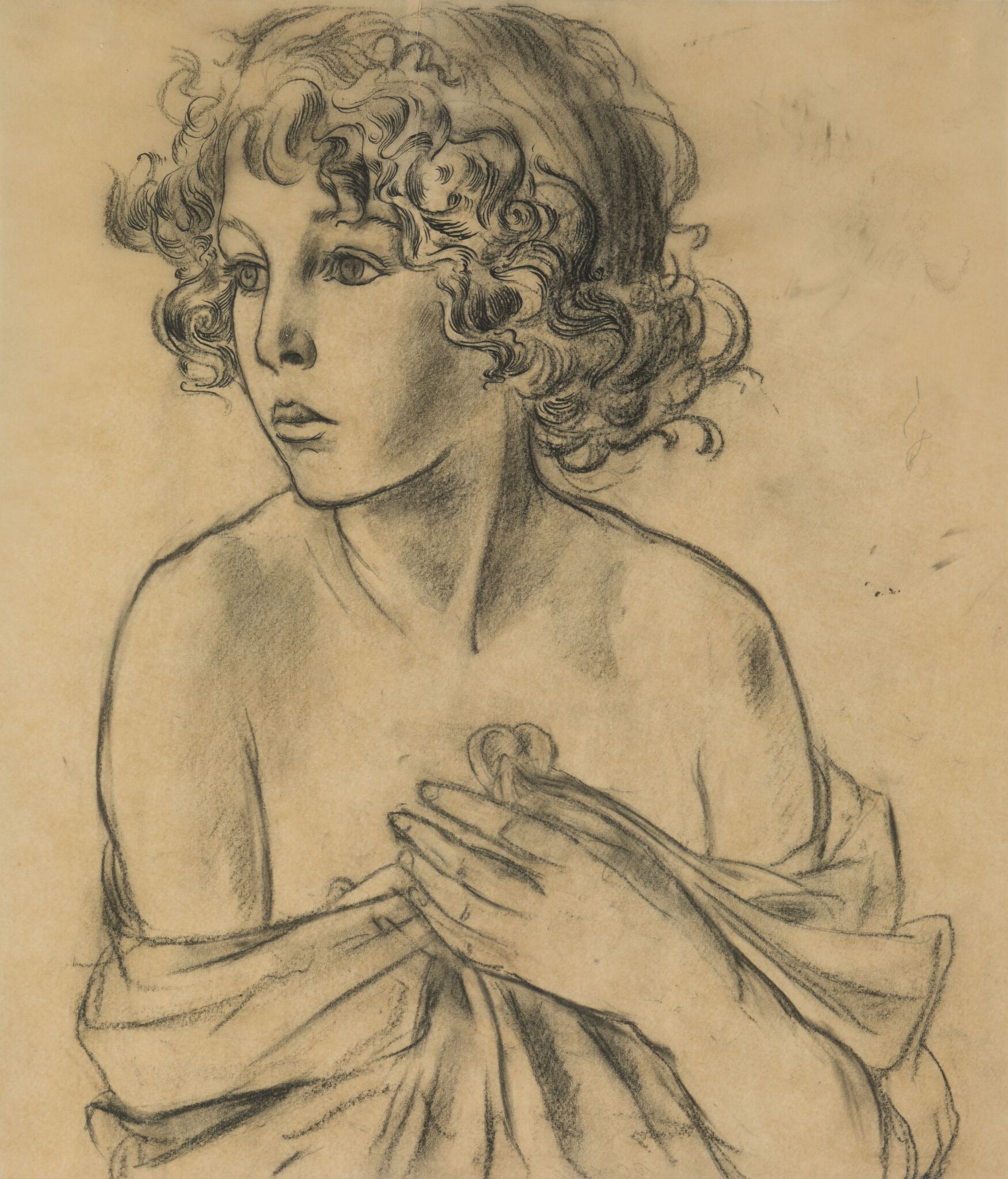 Девочка, Aleksei Kravchenko, 1927