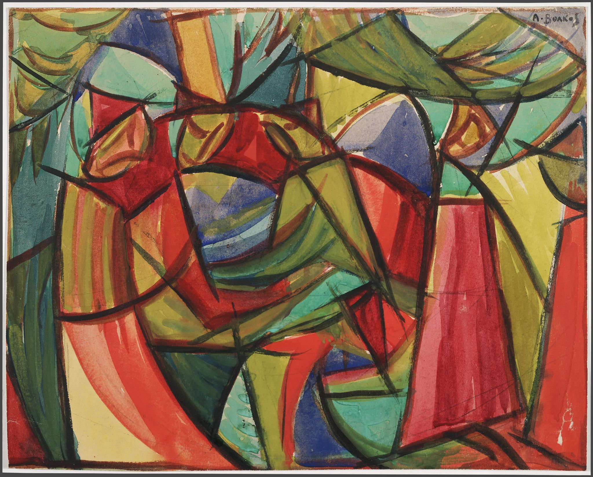 Восточная композиция, Aleksandr Volkov, 1921