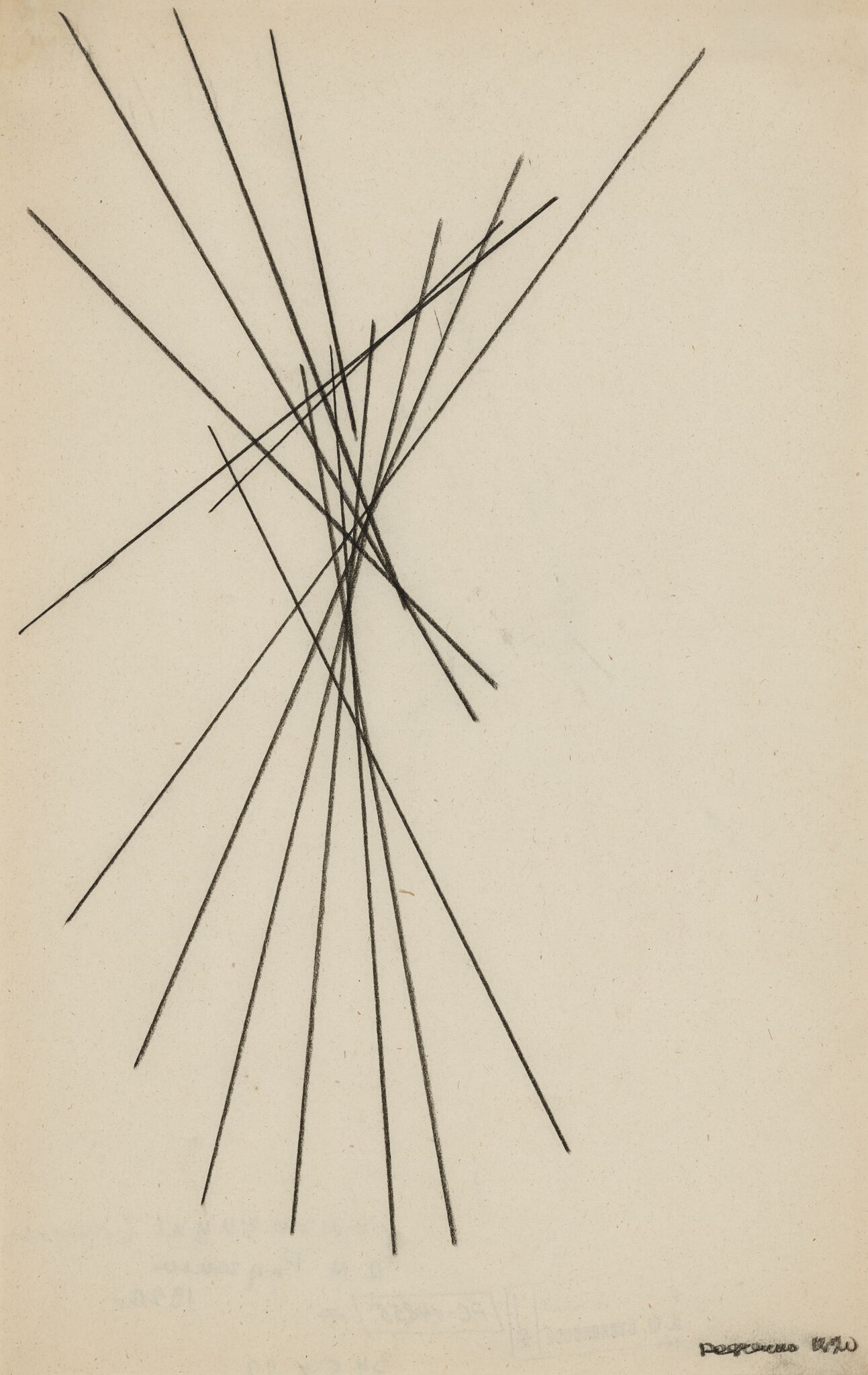 Композиция. Линиизм, Aleksandr Rodchenko, 1920