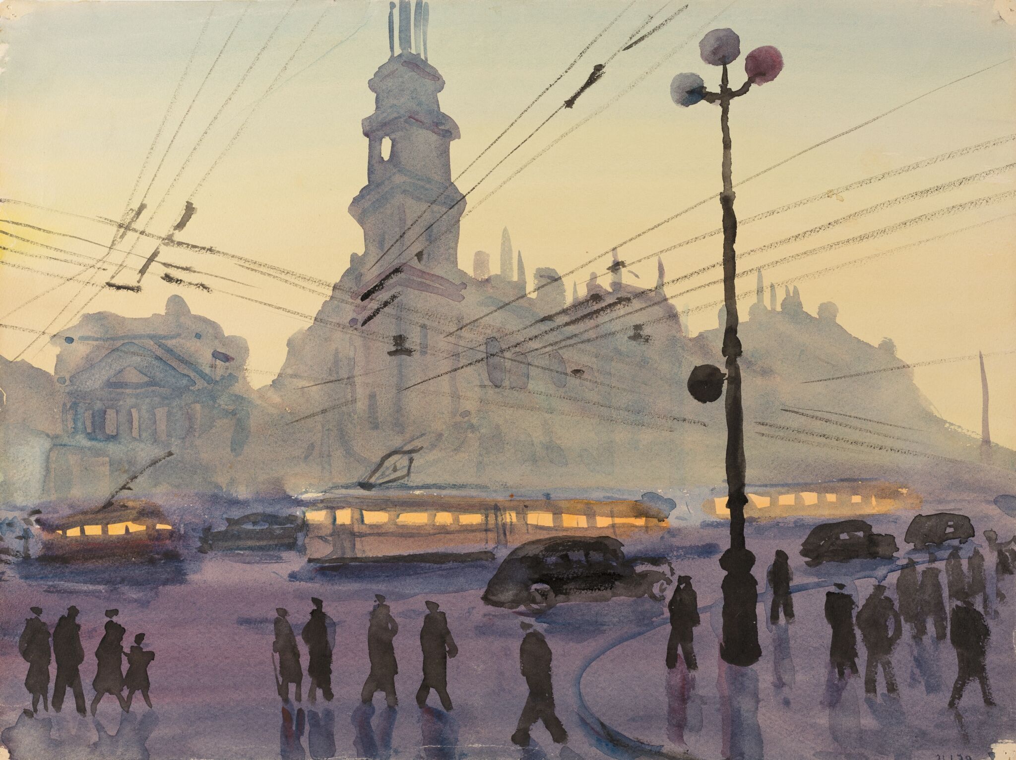 Невский проспект, Nikolay Lapshin, 1939