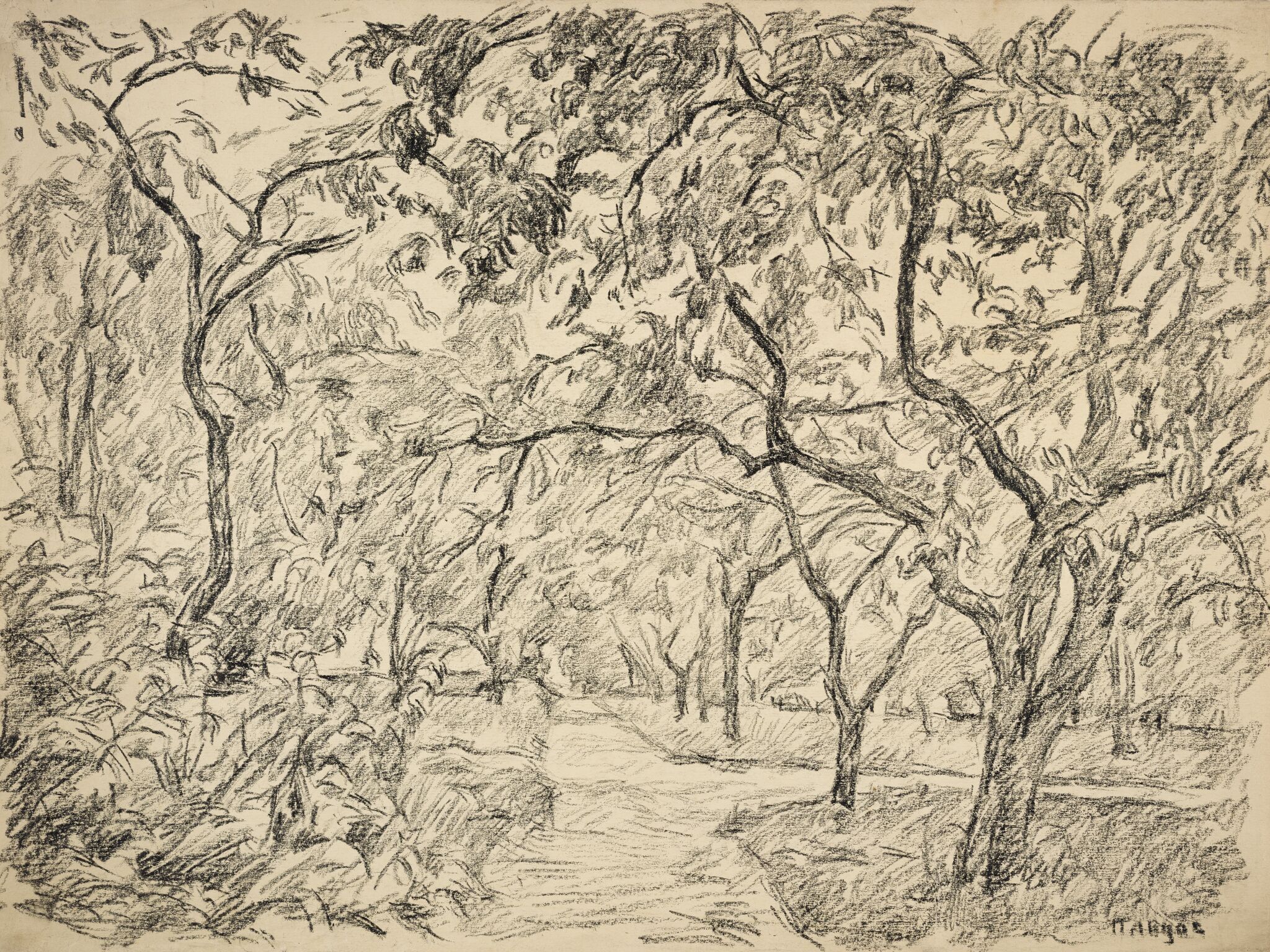 Яблоневый сад, Pyotr Ivanovich Lvov, 1926