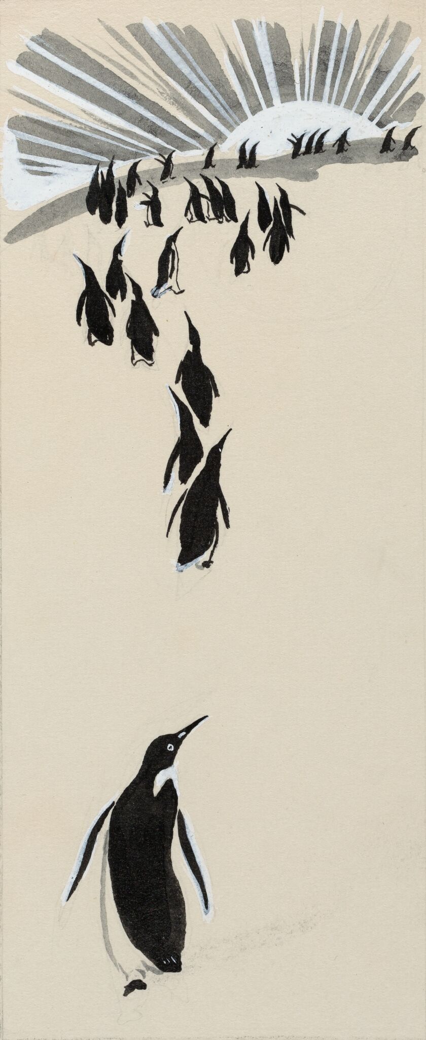 Шествие пингвинов, Mai Miturich, 1963
