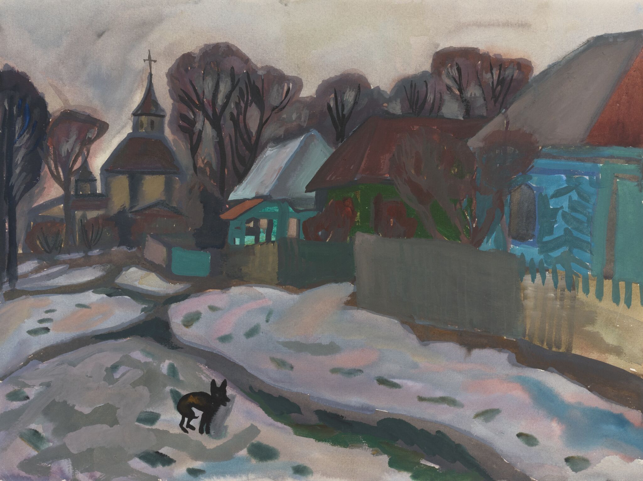 Весна в Велегоже, Victor Popkov, 1971