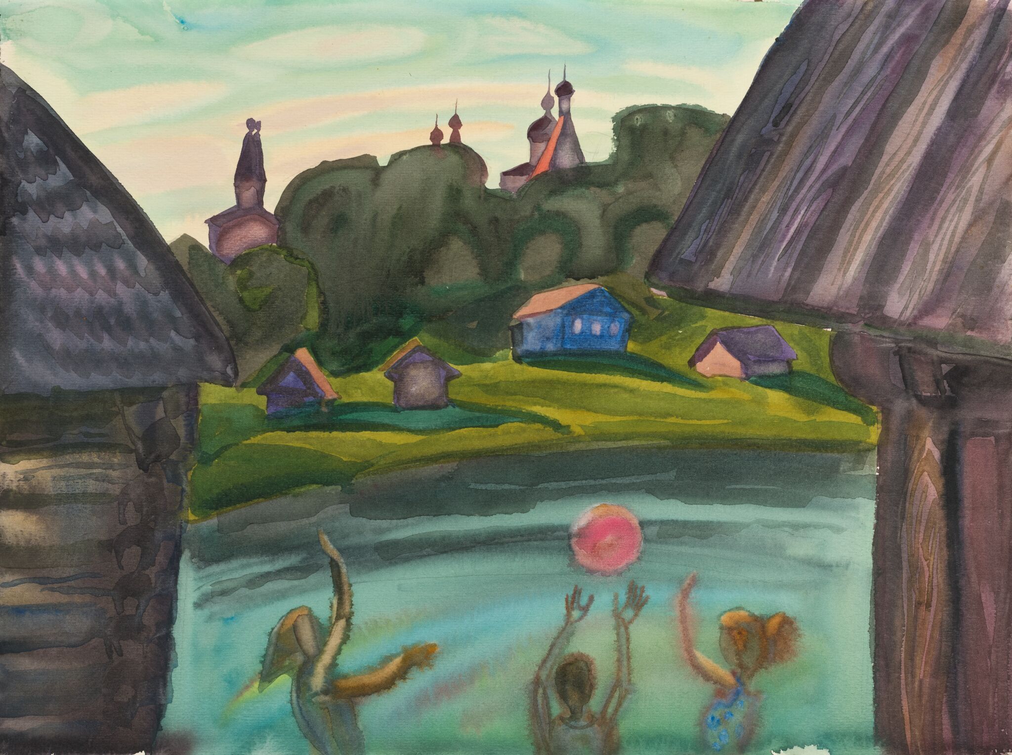 Розовый мяч, Victor Popkov, 1974