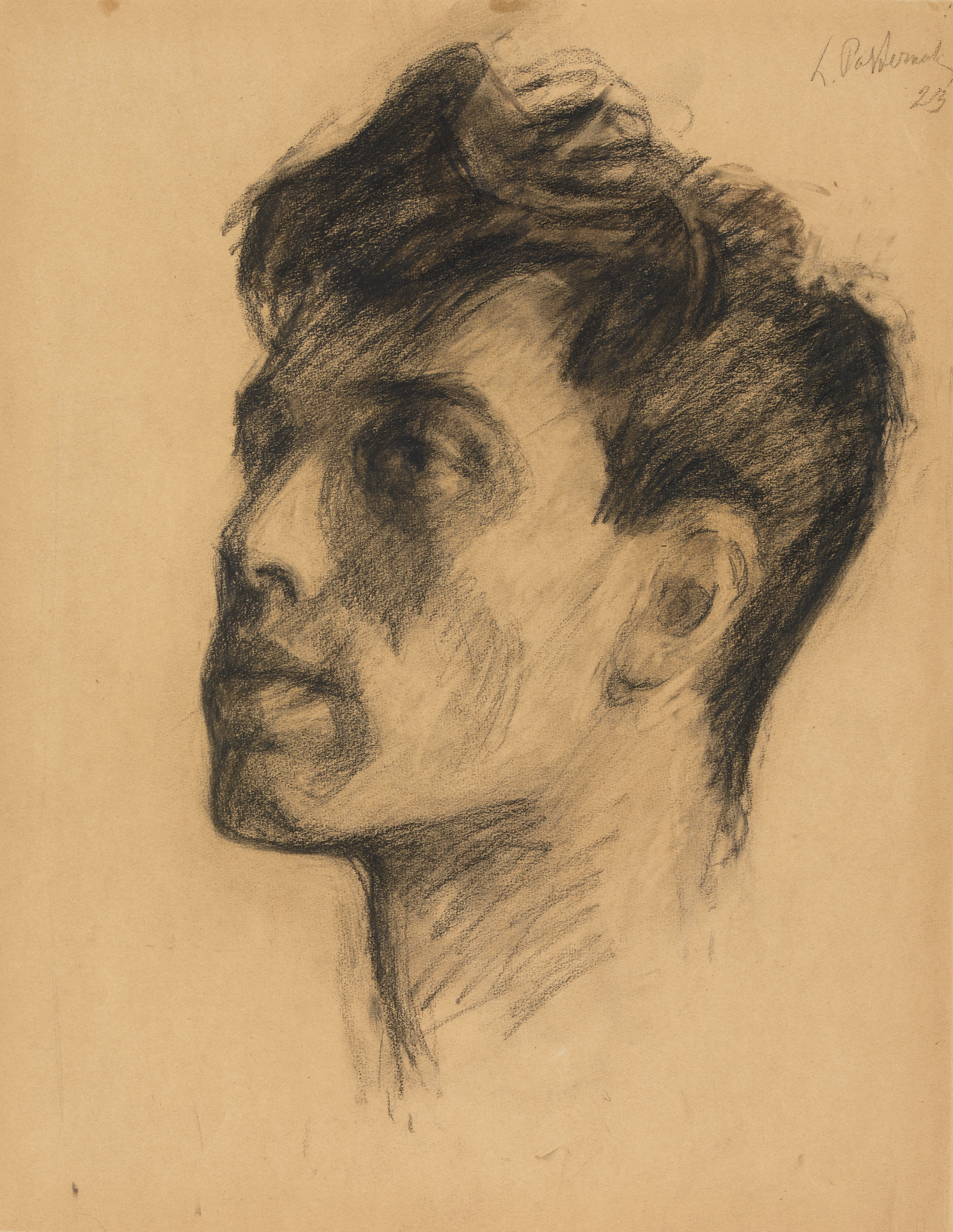 Портрет Бориса Пастернака, Leonid Pasternak, 1923