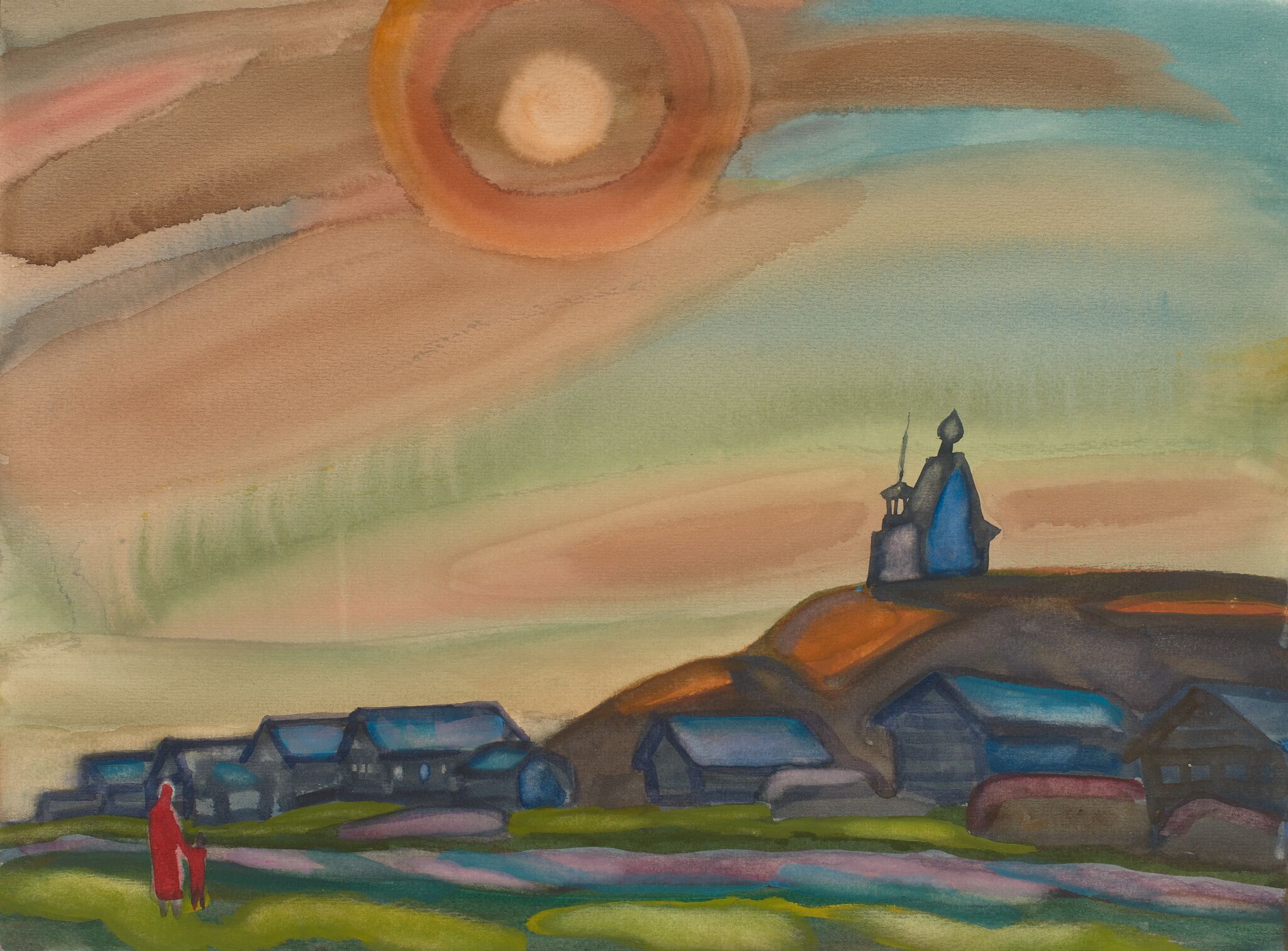 Желтое солнце, Victor Popkov, 1972