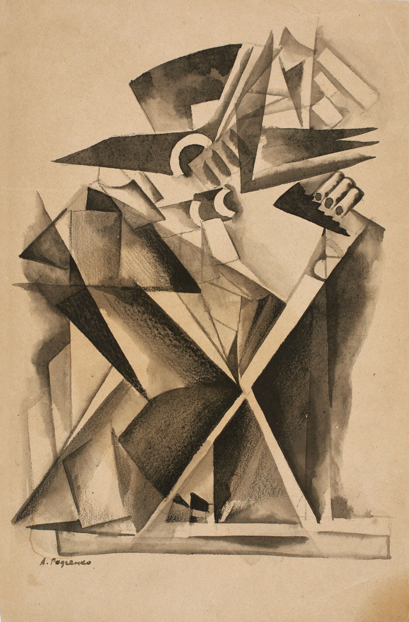 Композиция, Aleksandr Rodchenko, mid-1910s