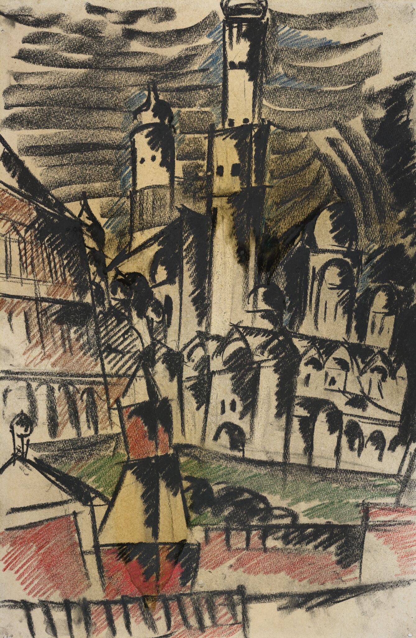 Колокольня Ивана Великого, Aristarkh Lentulov, 1917