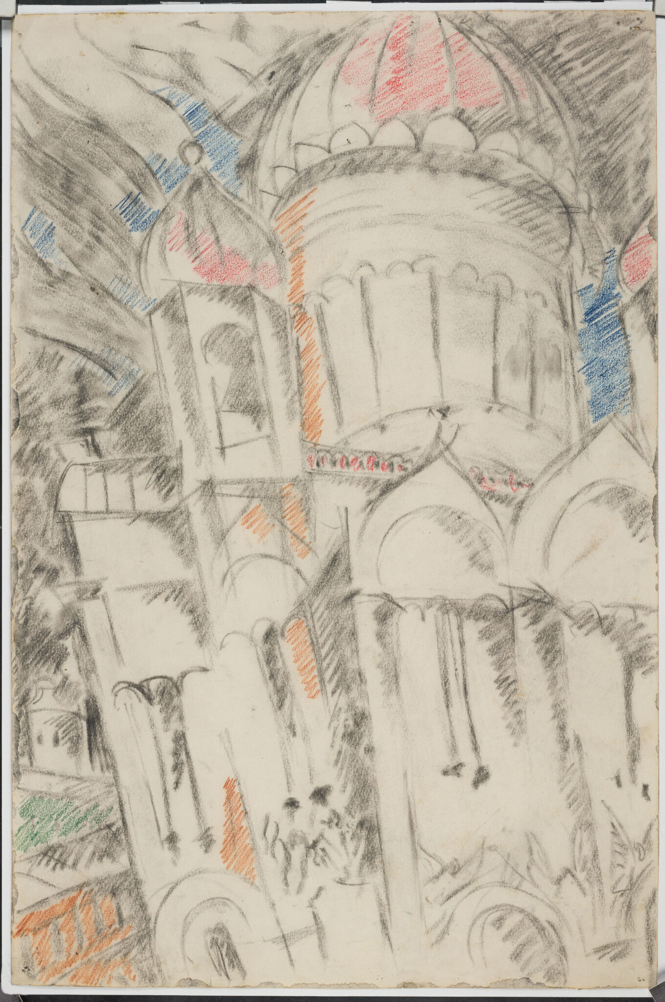 Храм Христа Спасителя, Aristarkh Lentulov, late 1910s
