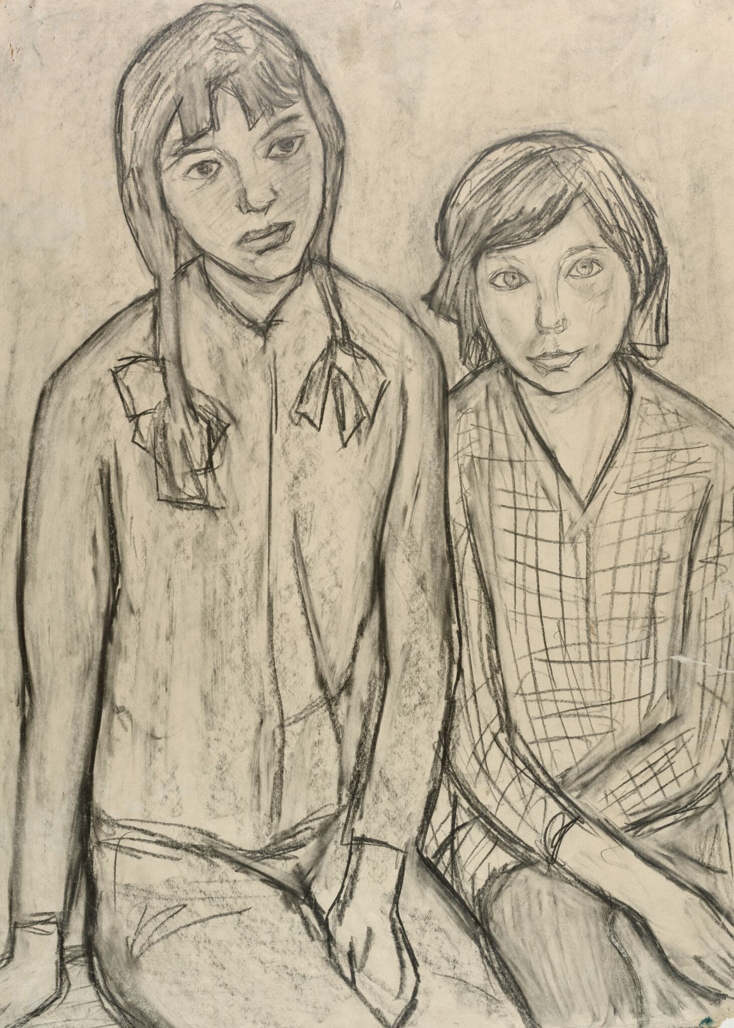 Две девочки из пионерлагеря, Ilya Tabenkin, 1960s