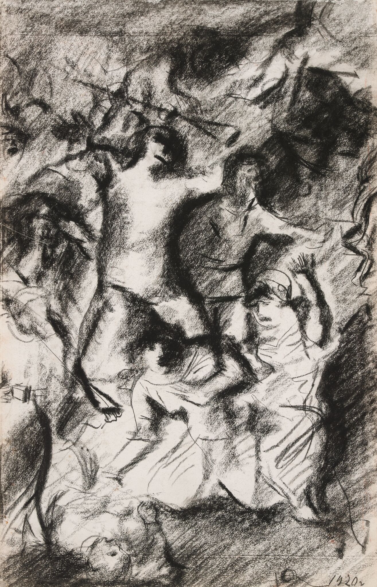 Восстание, Vasily Chekrygin, 1921