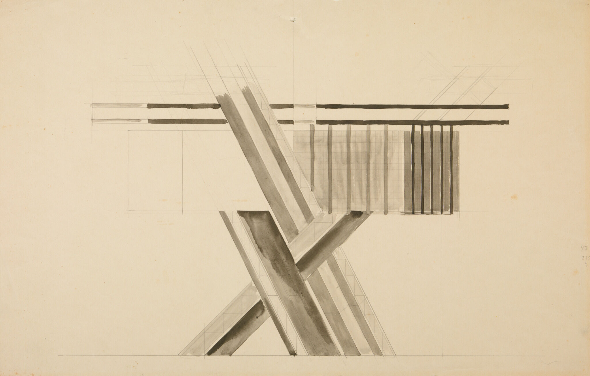 Проект небоскрёба, El Lissitzky, 1925