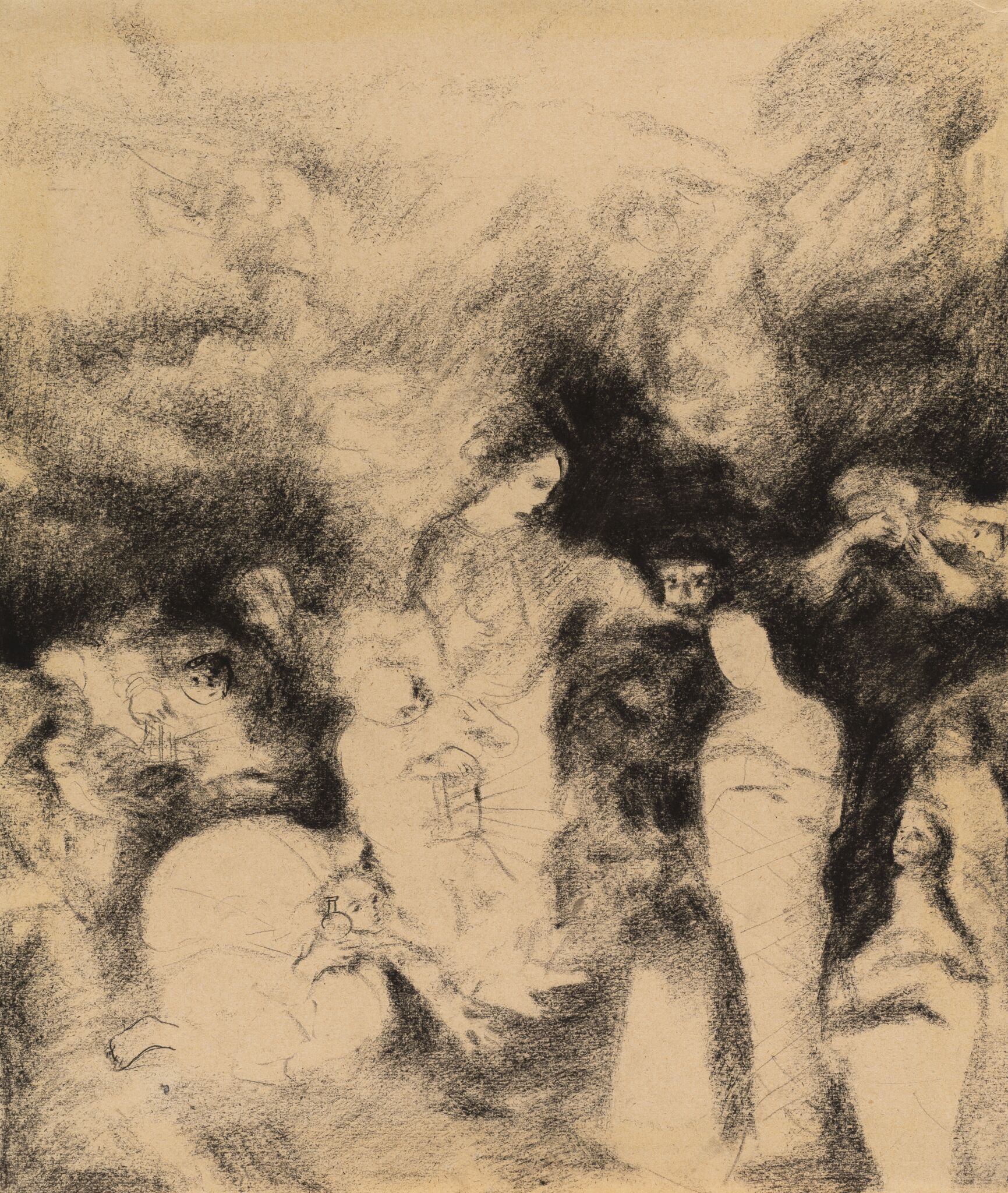 «С фонариками», Vasily Chekrygin, 1921–1922