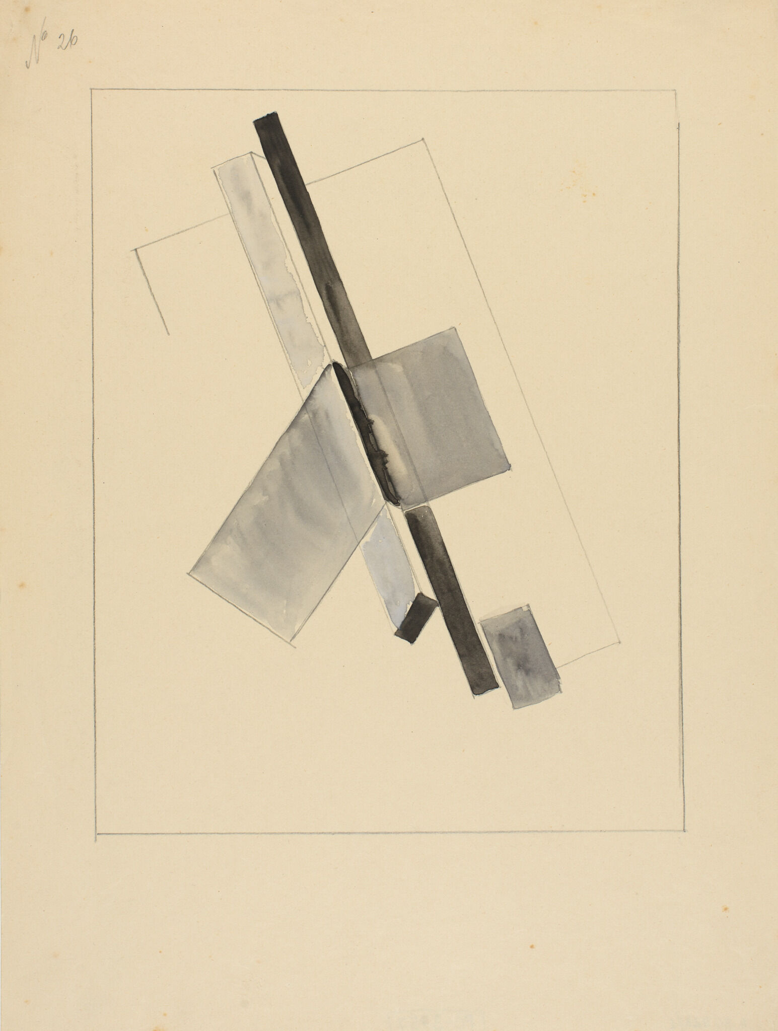 Проун 55, El Lissitzky, c. 1923