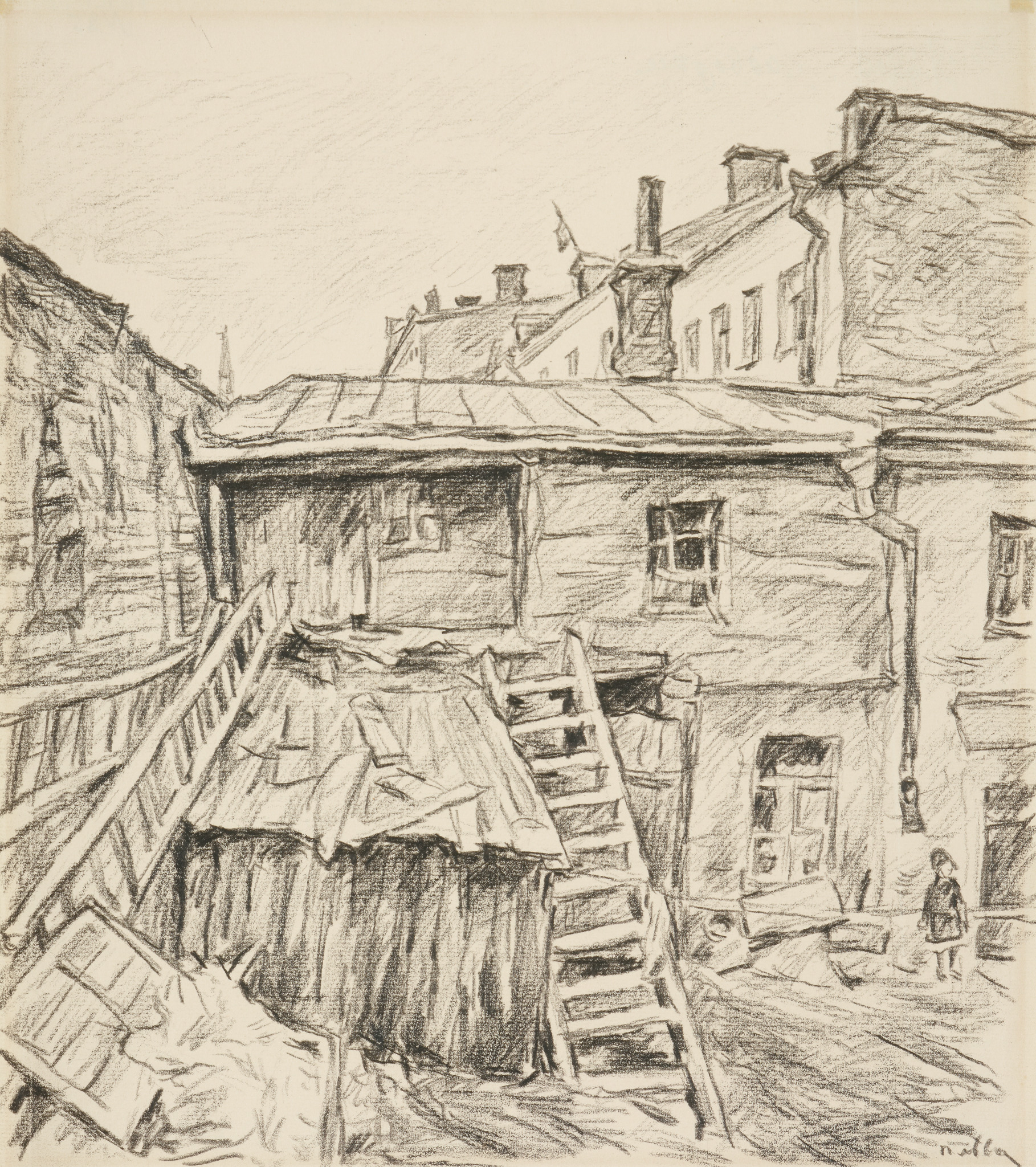Задворки, Pyotr Ivanovich Lvov, 1925