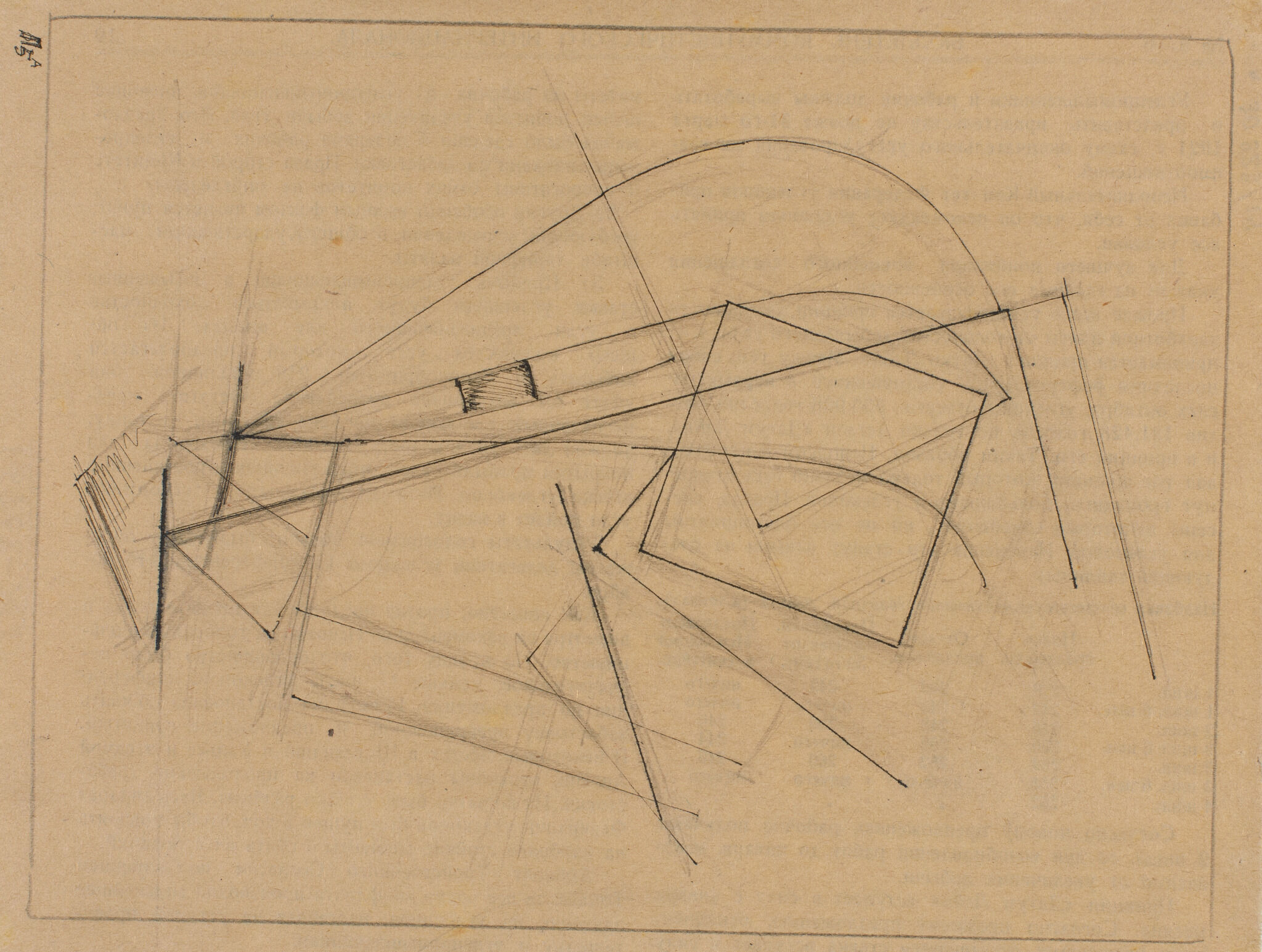 Proun 5A, El Lissitzky, 1920