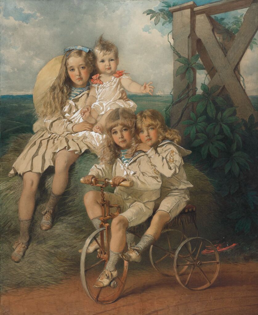 Портрет детей Солдатёнковых