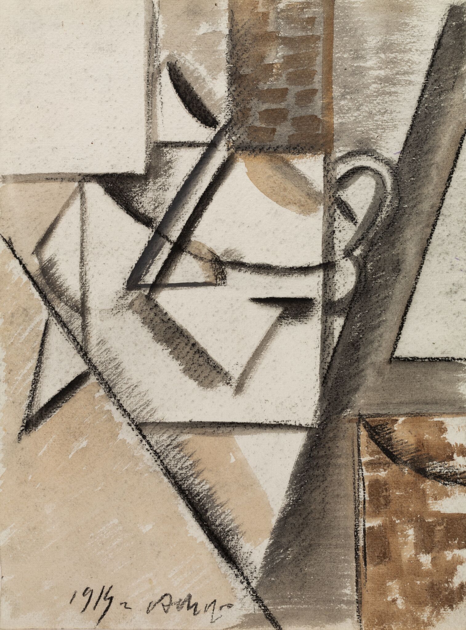 Автопортрет, Alexei Morgunov, 1914