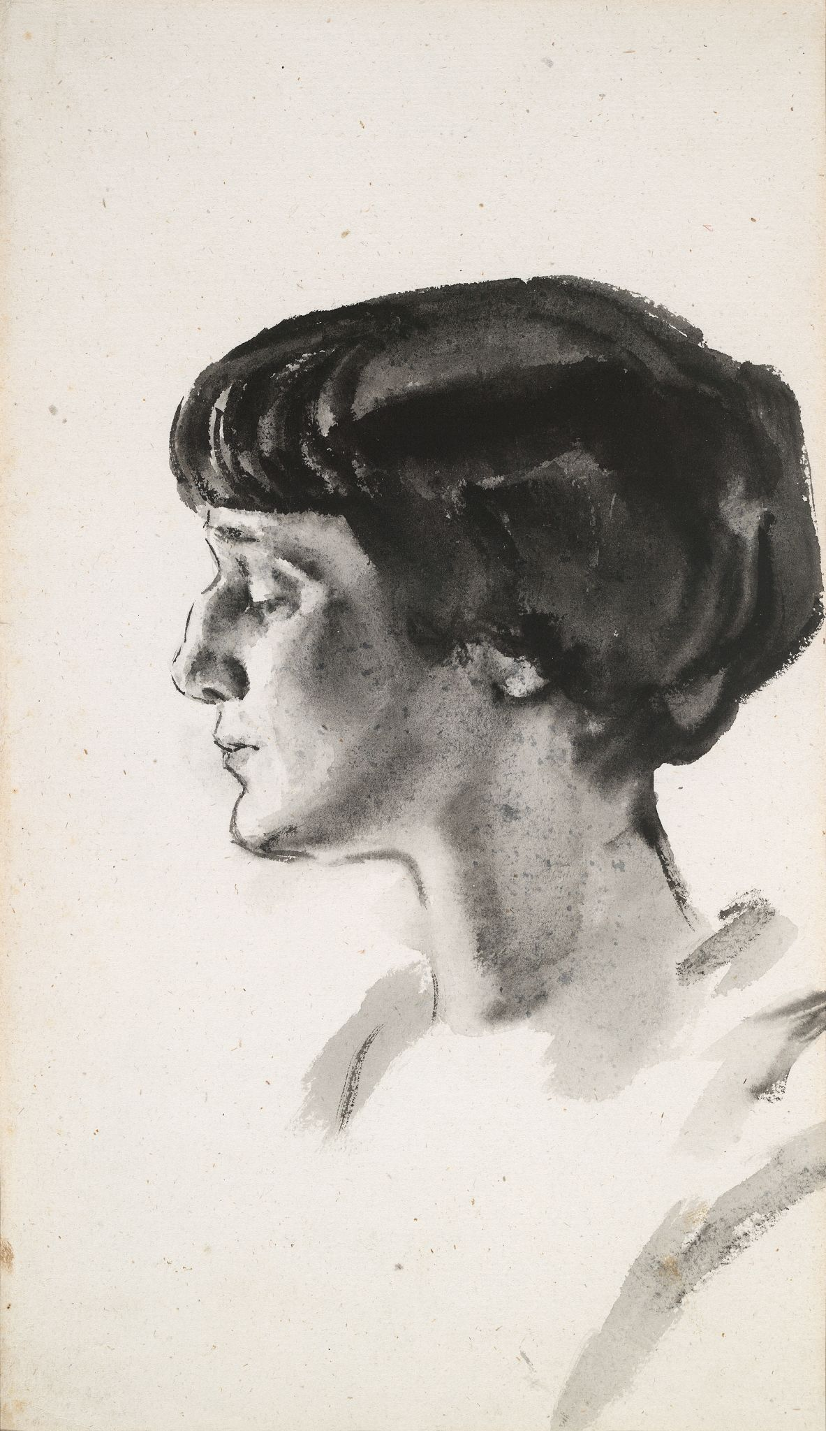 Портрет Анны Ахматовой, Nikolay Tyrsa, 1928