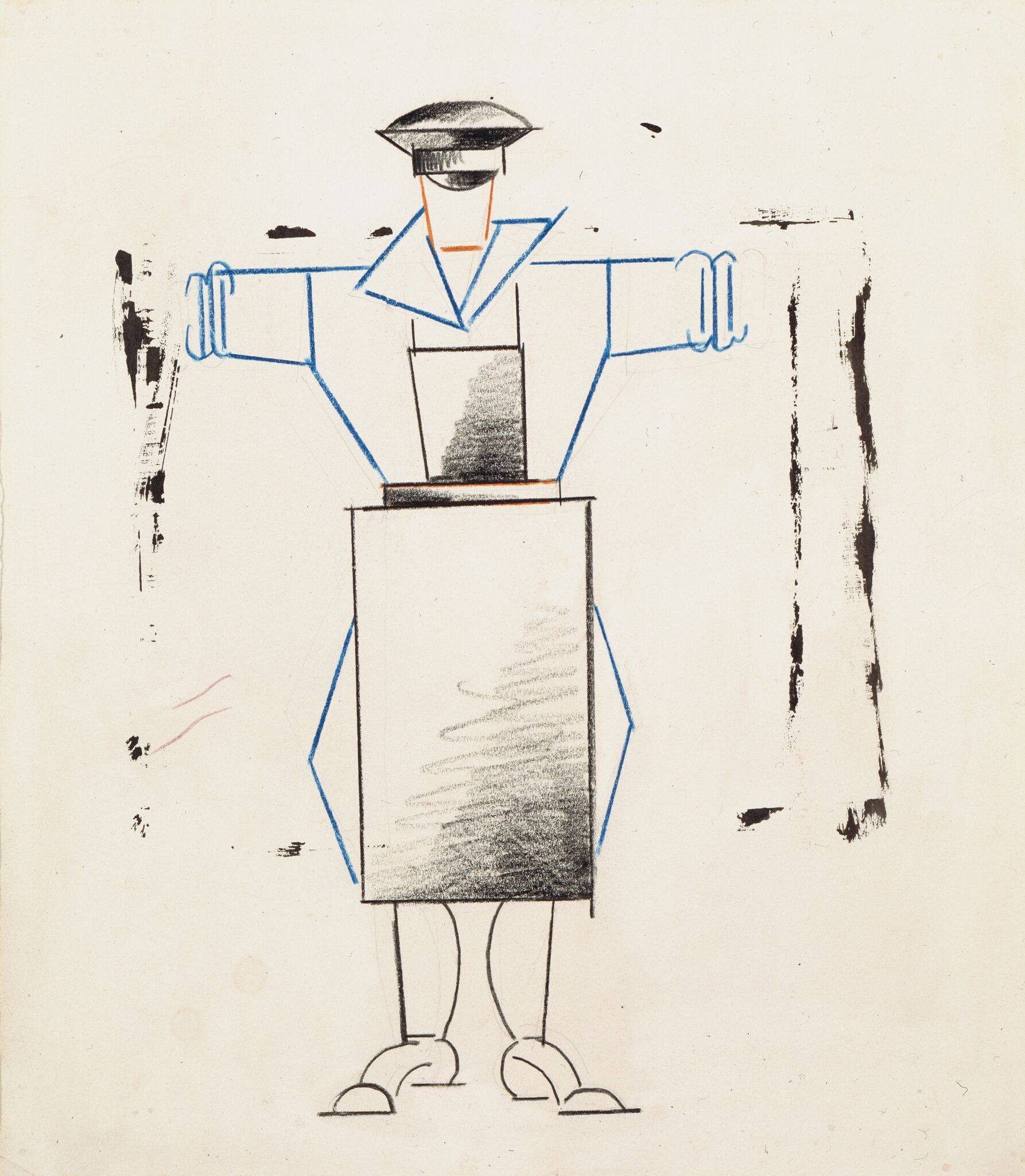 Прозодежда актера № 5, Liubov Popova, 1921