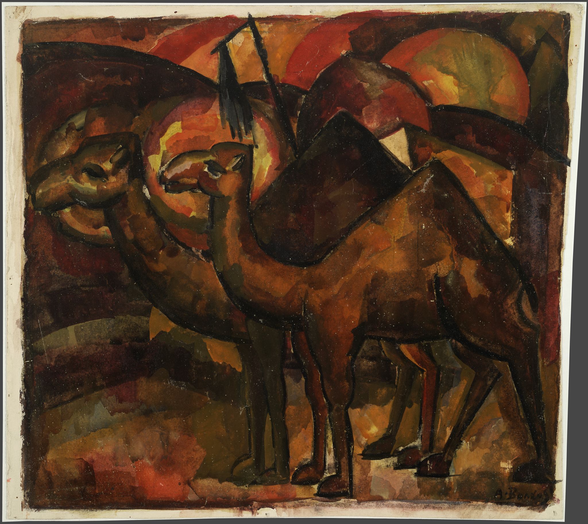 Верблюды, Aleksandr Volkov, early 1920s