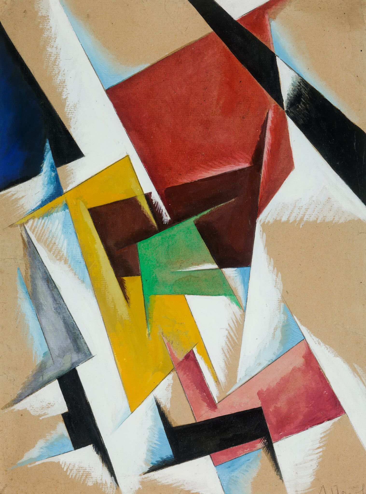Пространственно-силовое построение, Liubov Popova, 1921
