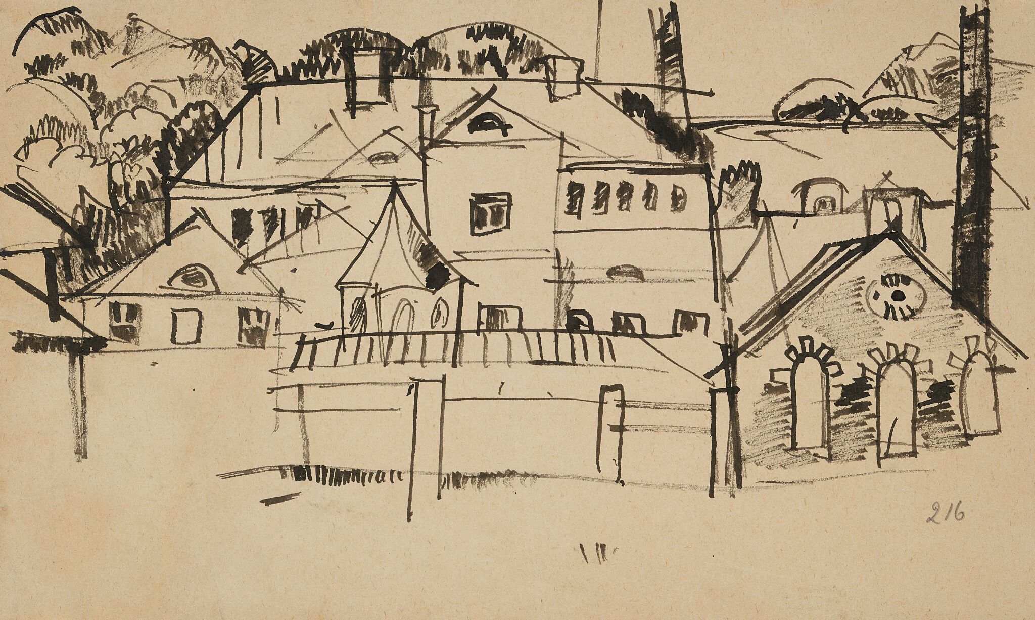 Усадьба, Liubov Popova, 1909