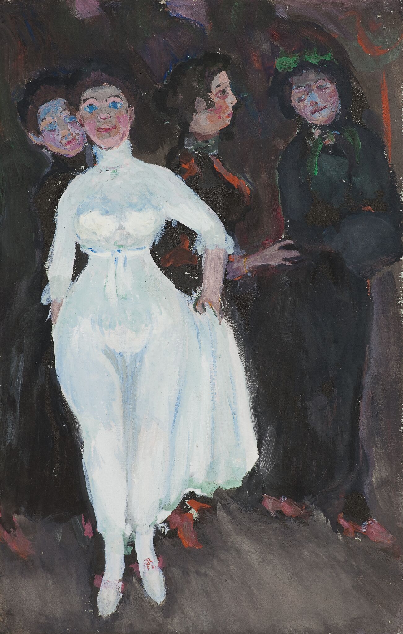 Четыре дамы, Mikhail Larionov, early 1900s